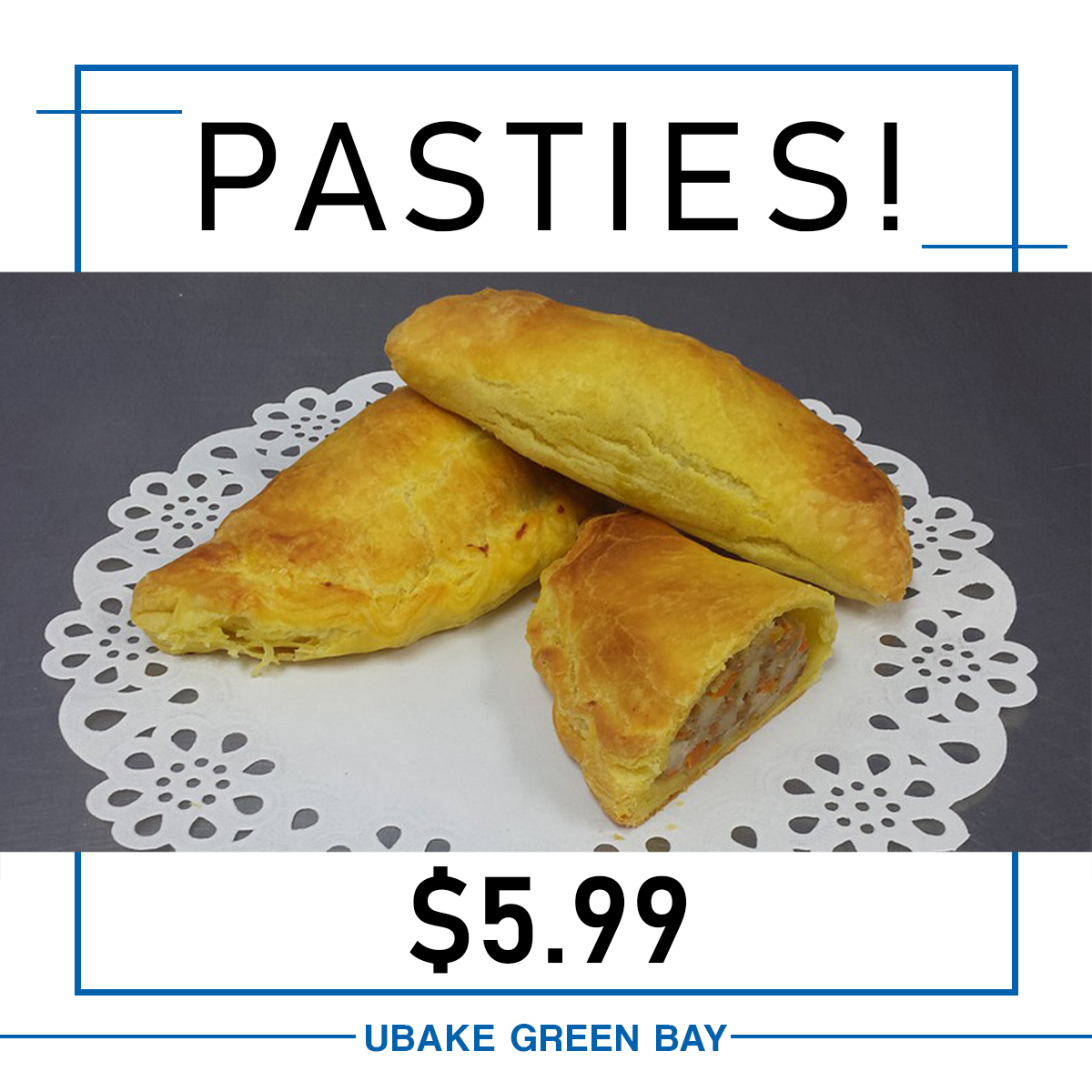 UBake Green Bay - PASTIES ARE BACK! ⚠️🎉 Stop into UBake... | Facebook