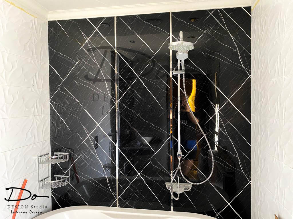 لو مش عاجبك سيراميك حمامك تقدر... - Pvc marble بديل الرخام | Facebook