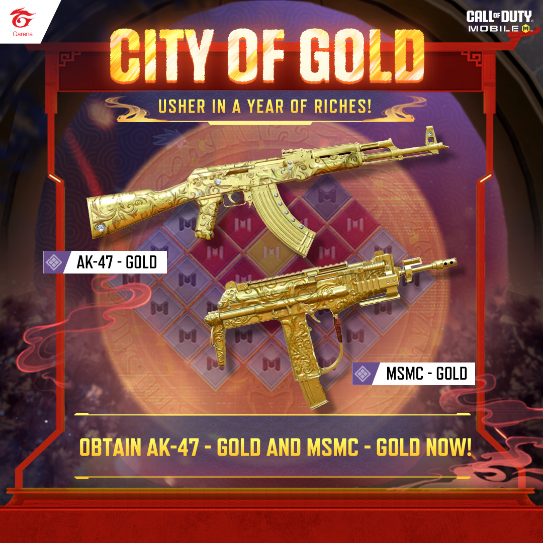 🧈 A SHINING GOLDEN ARSENAL 🧈... - Garena Call of Duty Mobile
