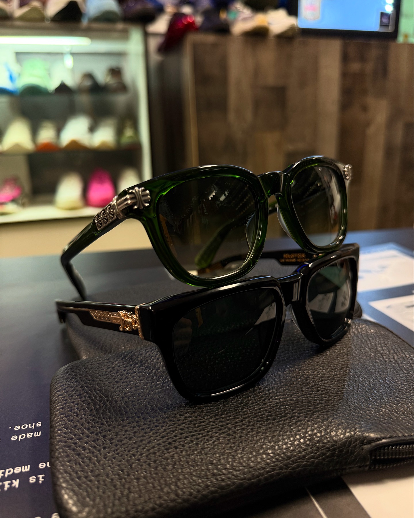 Brand New Chrome Hearts Glasses Now Available Box Officer 18K GP 