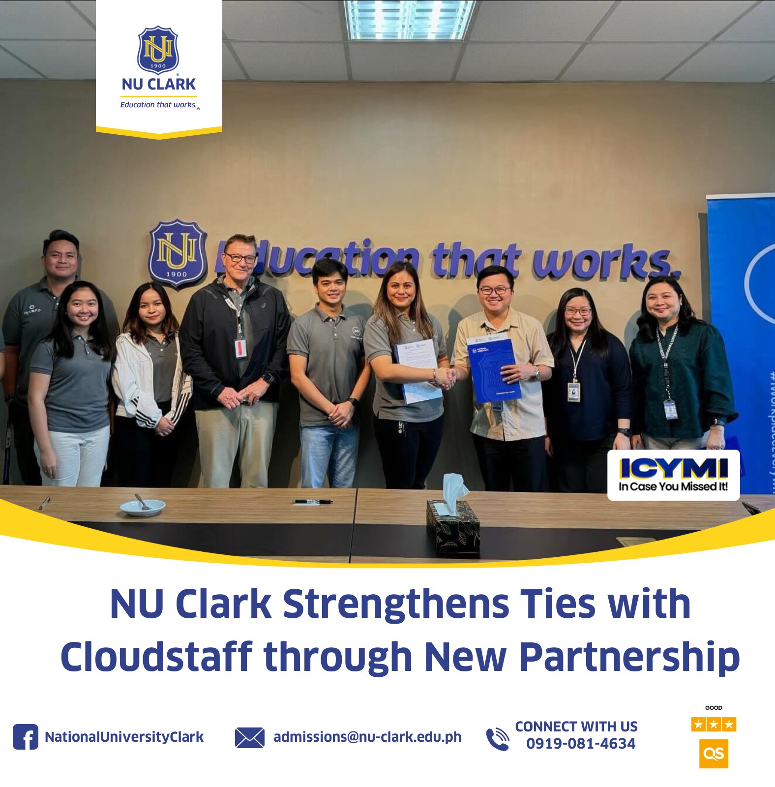 NU - We’re excited to announce the official signing of the Memorandum ...