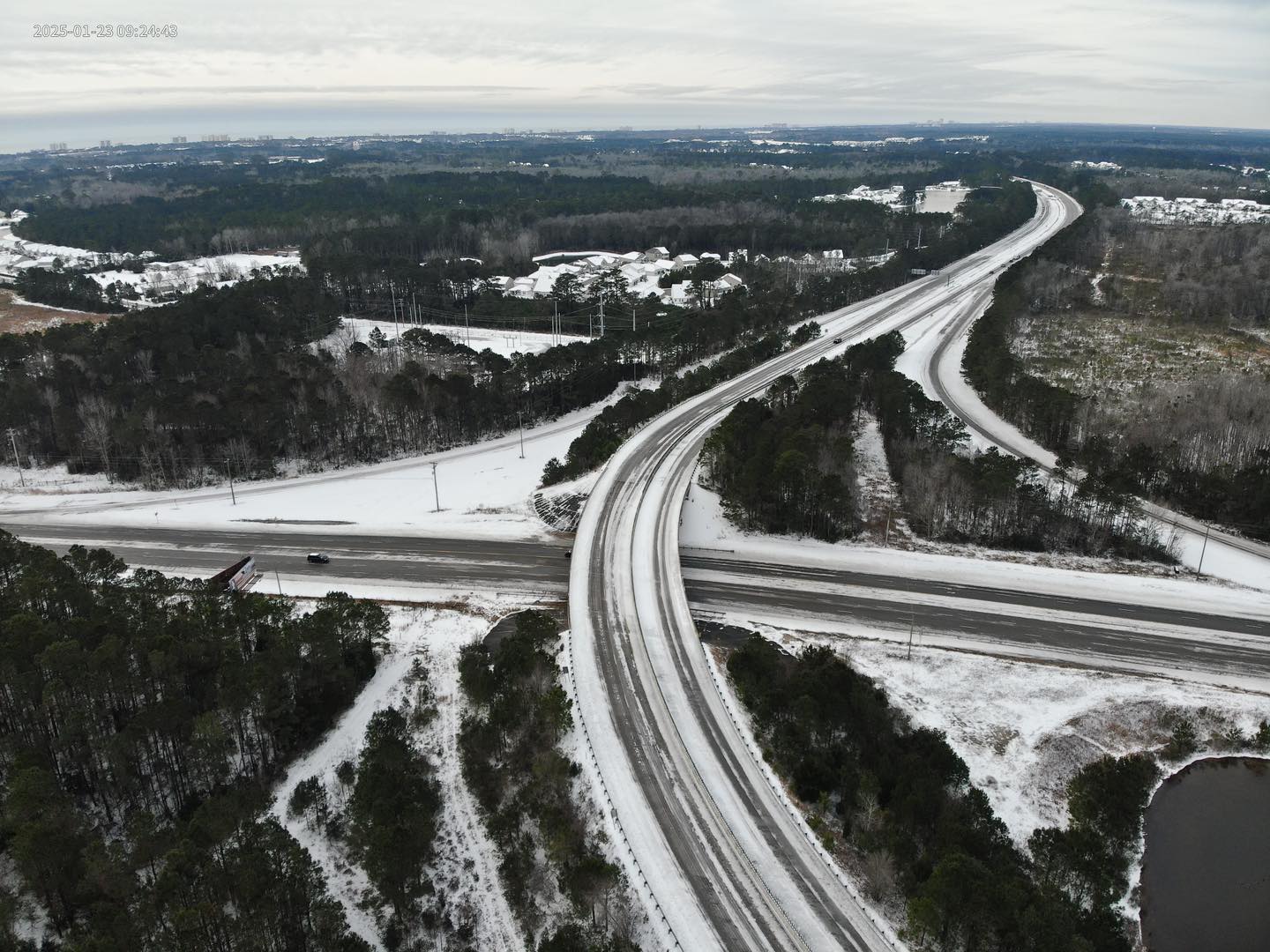 PROGRESS CHECK: STILL ICY While crews are hard at work to clear 