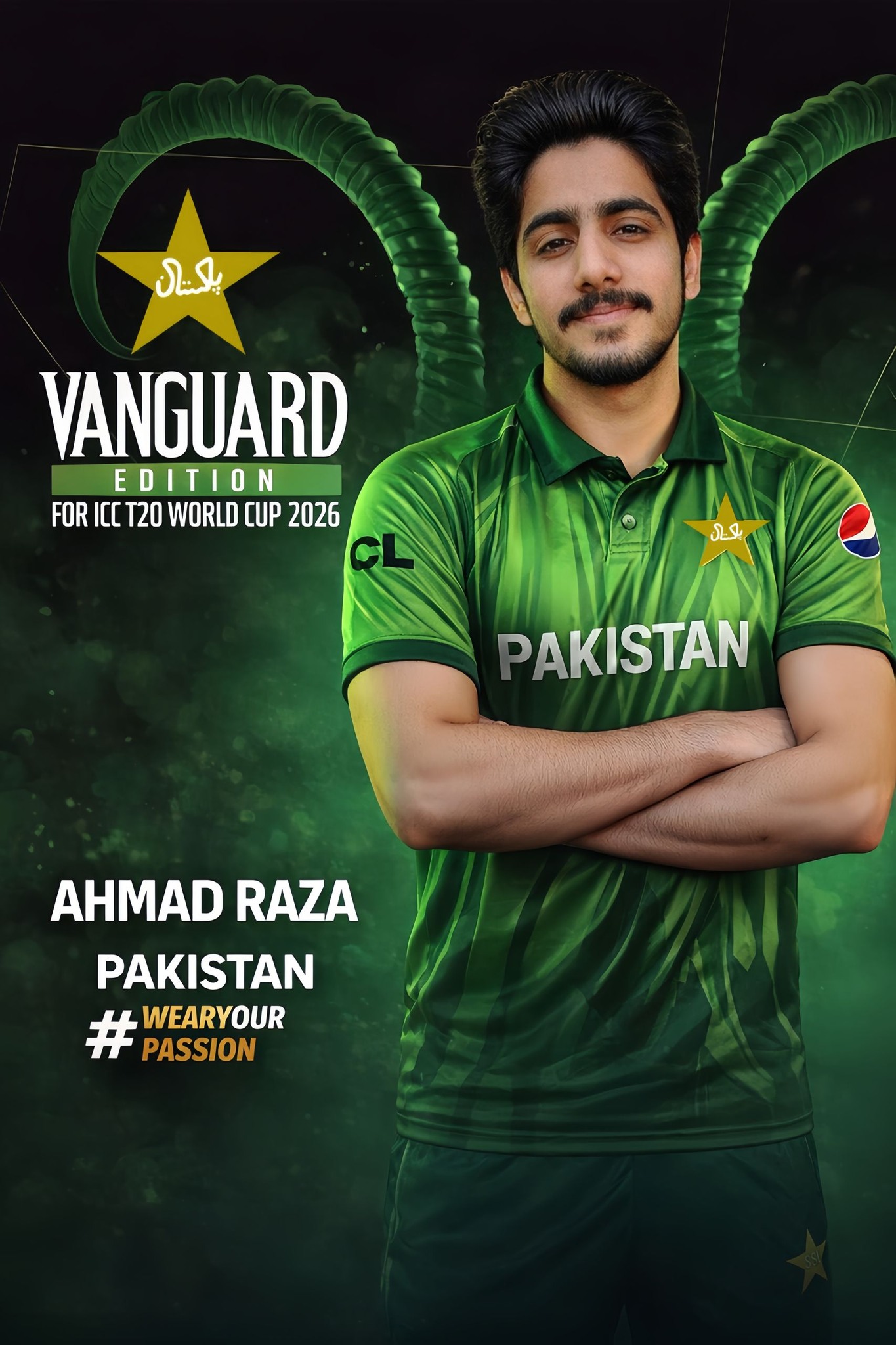 Ahmad - 𝗣𝗔𝗞𝗜𝗦𝗧𝗔𝗡 𝗖𝗥𝗜𝗖𝗞𝗘𝗧 𝗧𝗘𝗔𝗠 𝗝𝗘𝗥𝗦𝗘𝗬 𝗙𝗢𝗥 𝗜𝗖𝗖 𝗧20 𝗪𝗢𝗥𝗟𝗗 𝗖𝗨𝗣 2026 😍🇵🇰 ...