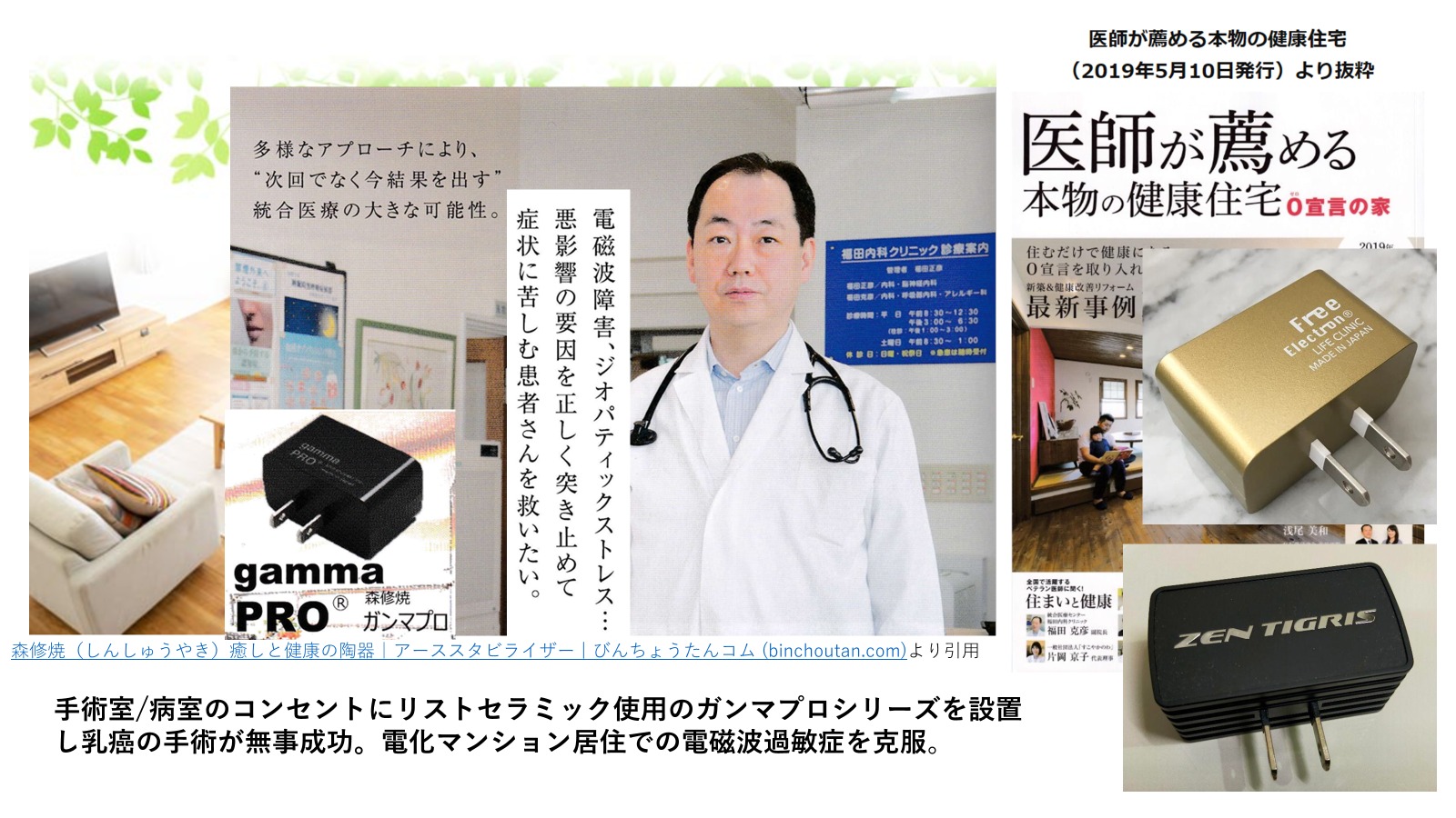 ゼンティグリス 森修焼 統合医療センター 福田内科クリニック