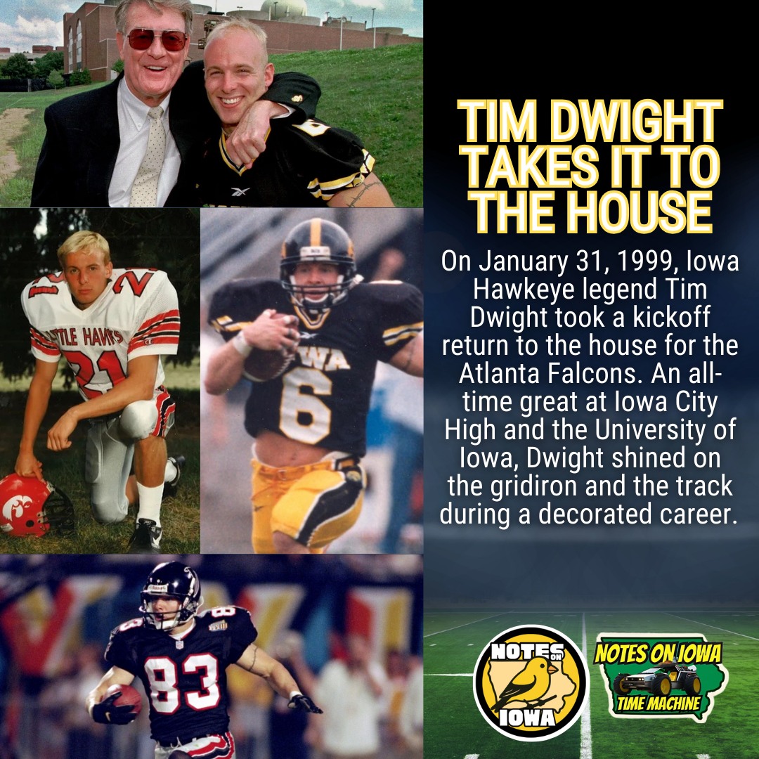 Notes - Iowa Time Machine ⏰: On January 31, 1999, Iowa Hawkeye legend ...