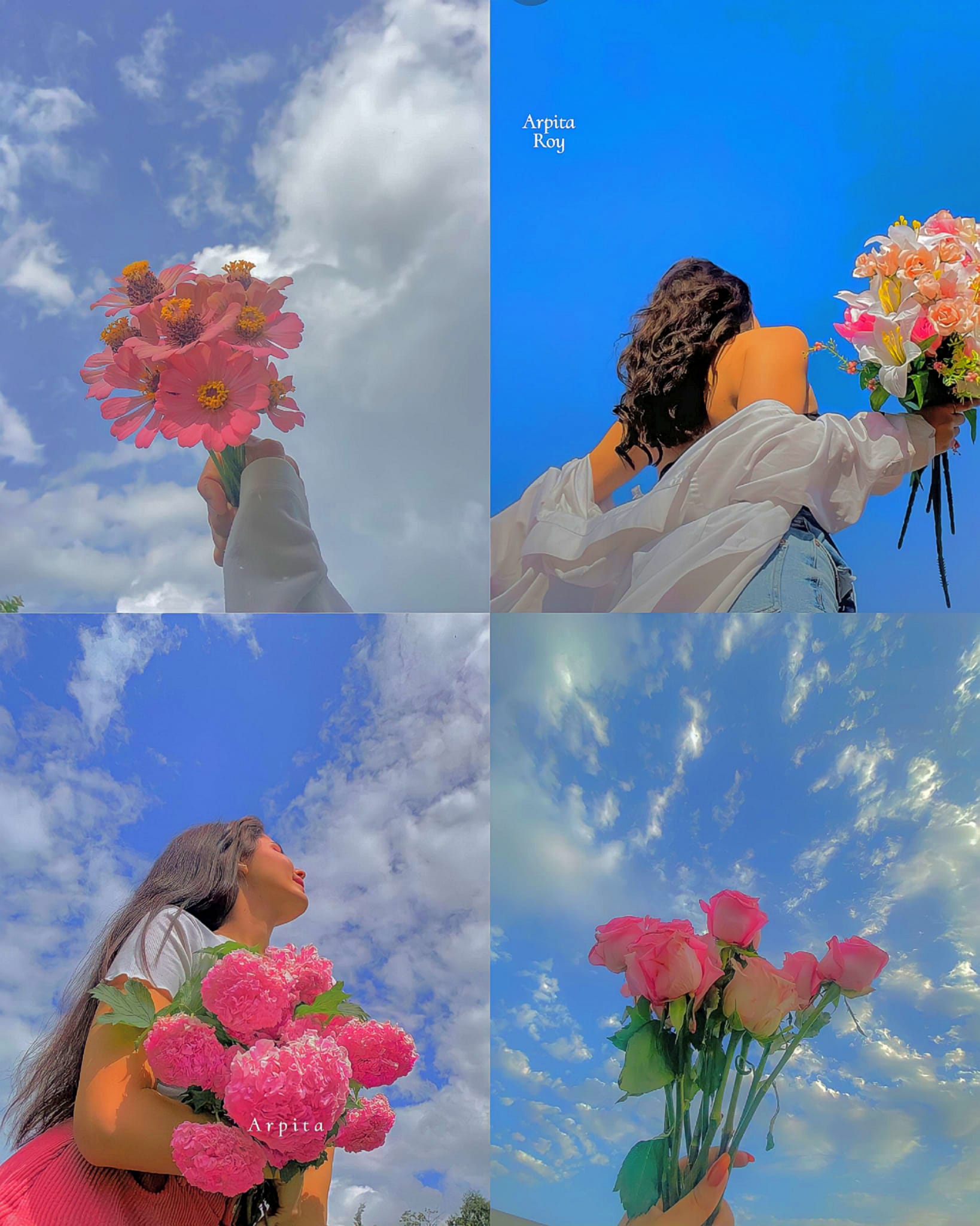 I'm so obsessed with sky and flowers 💙🌸✨