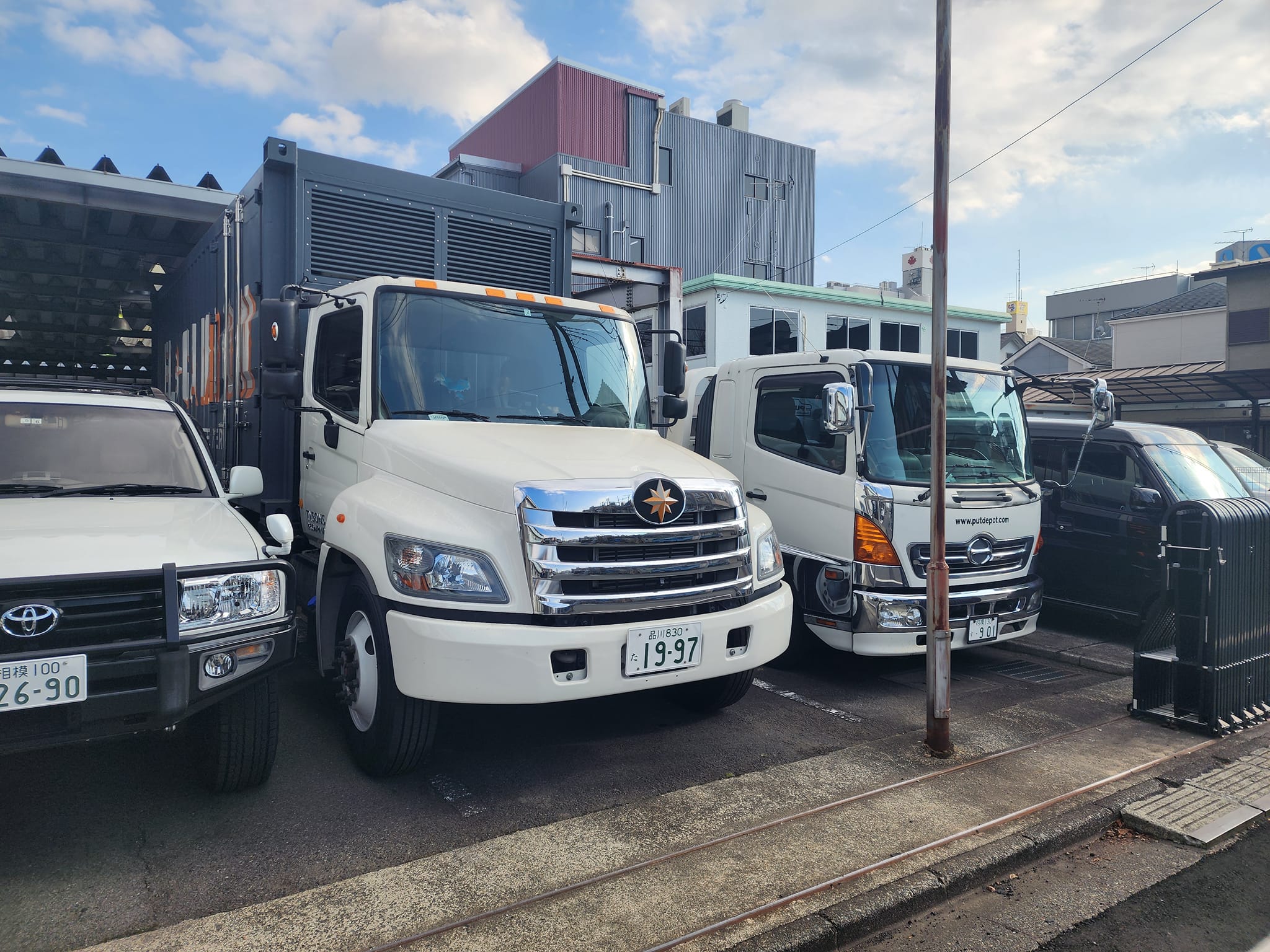 9年前に(もうそんなに！)、メーカーの日野自動車さんの本社さんから