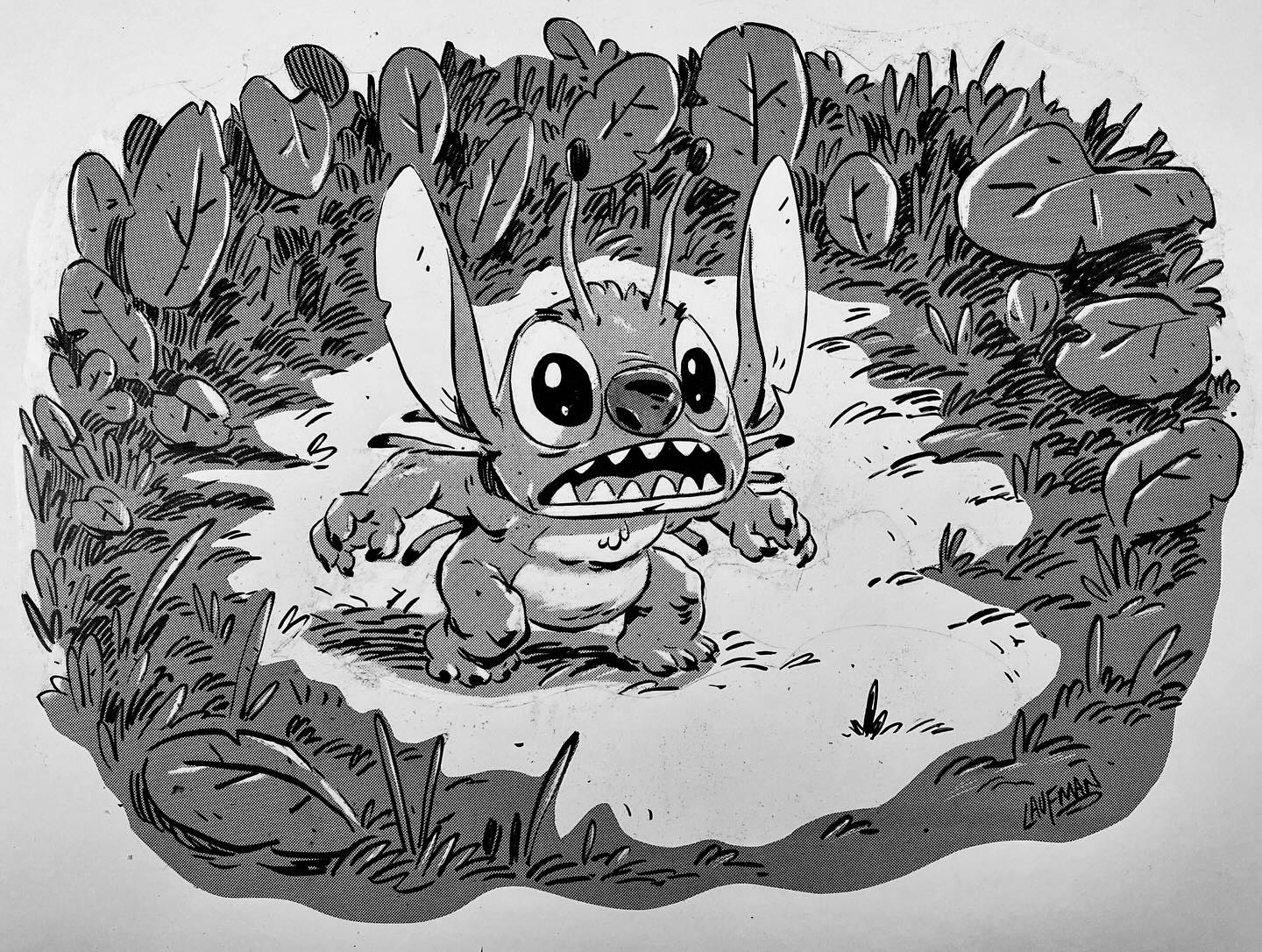 Stitch Commission. Ink and... - The Art of Derek Laufman