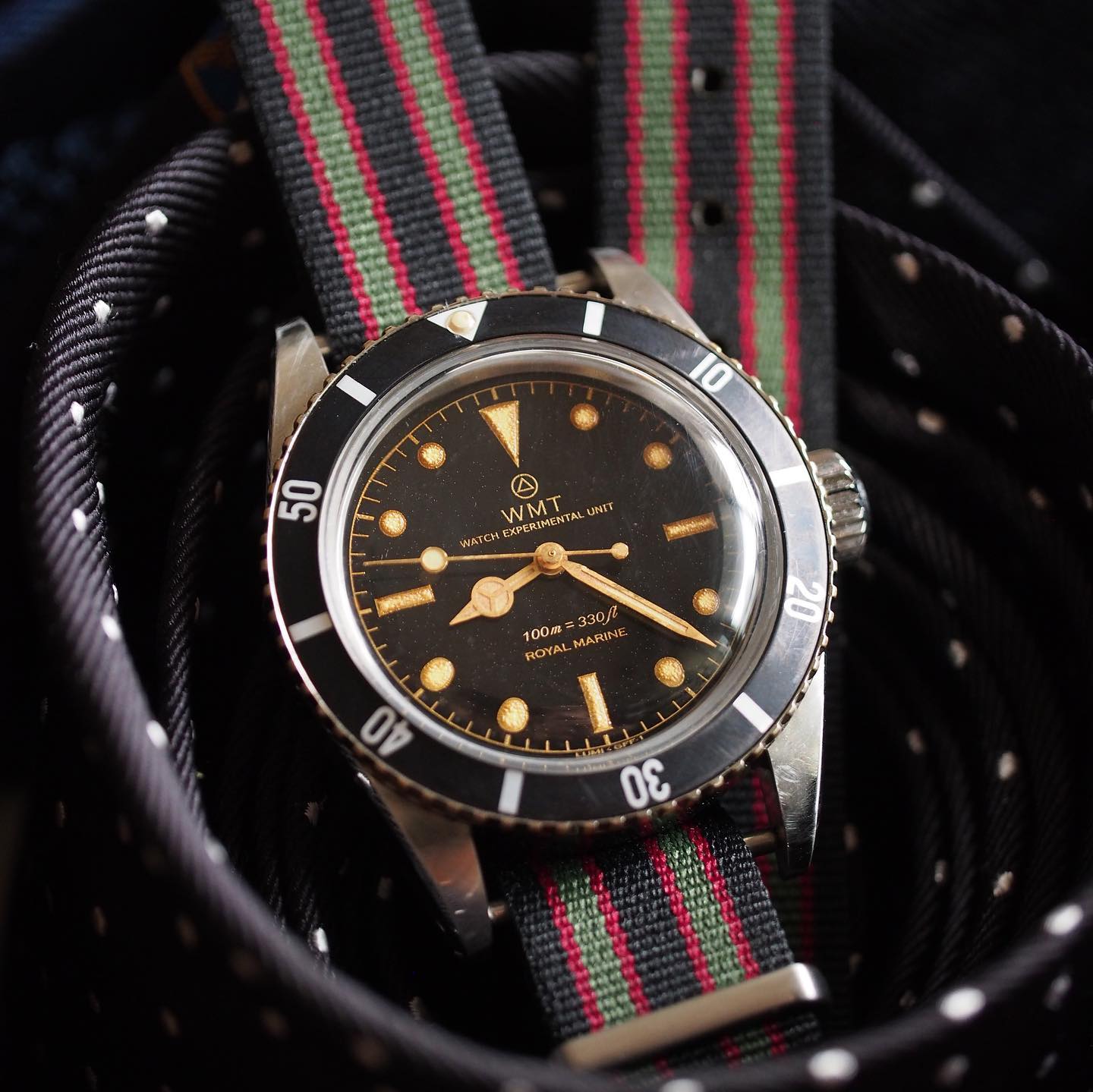 Montre WMT Sea Diver "MI6-010B" - Style Plongeur, Agence De Renseignements, Occasion
