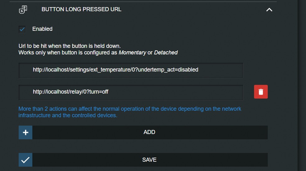 How to control Shelly 1 via URL commands remotely?