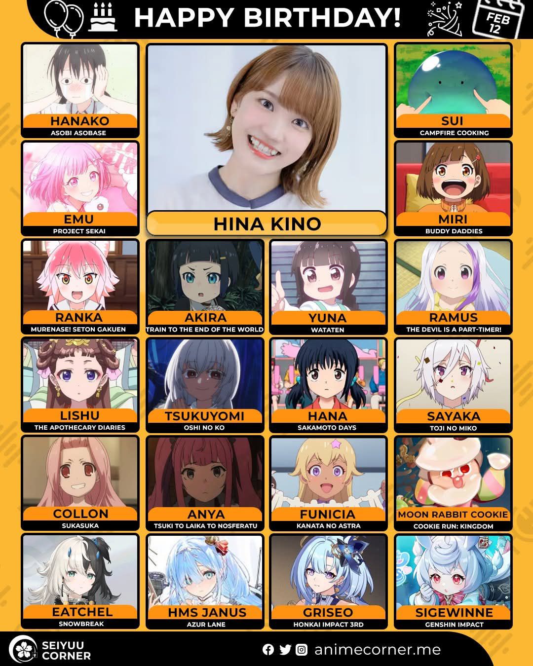 Happy birthday to you, Nakase Hina! She is currently affiliated