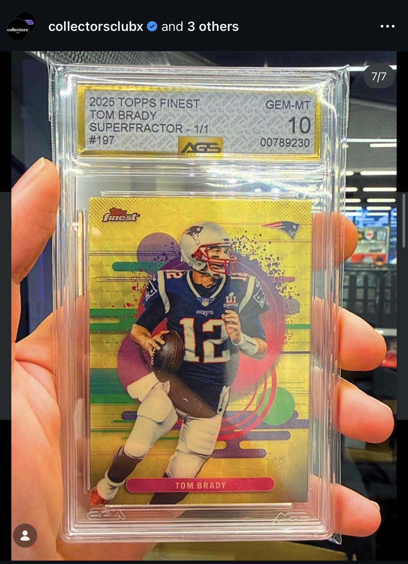 1/1 Tom Brady Kaiju Superfractor has been pulled 😳 How much is