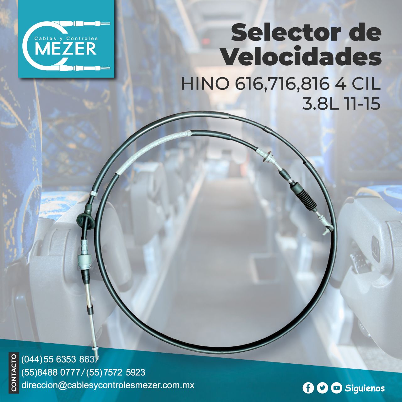 🚚 ¡Optimiza tu #Hino con el... - Cables y Controles Mezer | Facebook