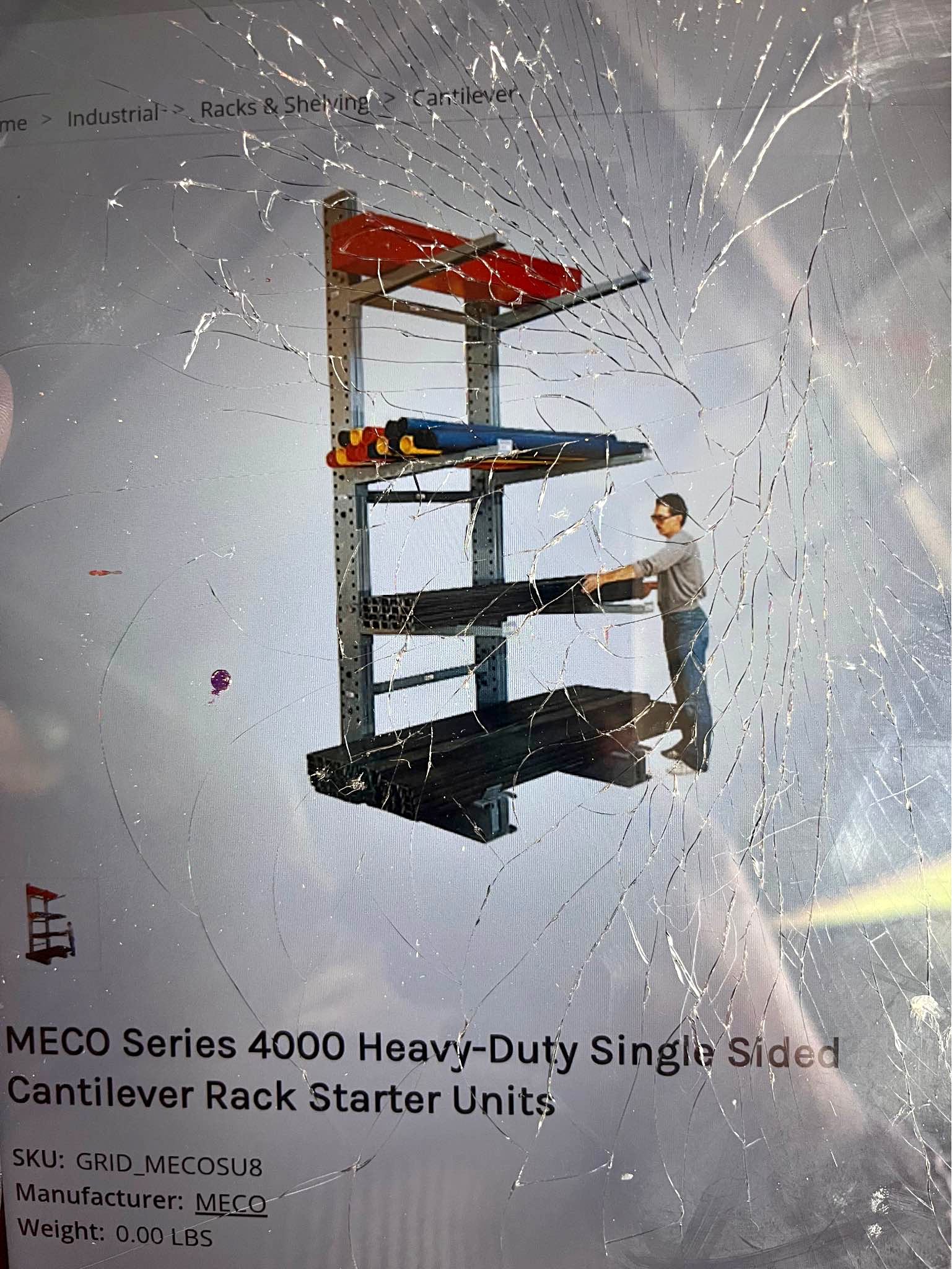 MECO SERIES 4CANTILEVER RACK double sided - Weight Lifting Machines ...