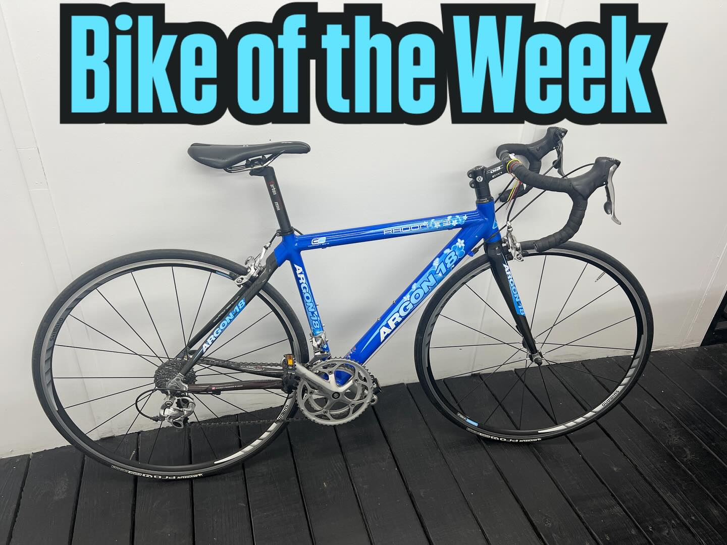 Village Wrench features Argon 18 road bike