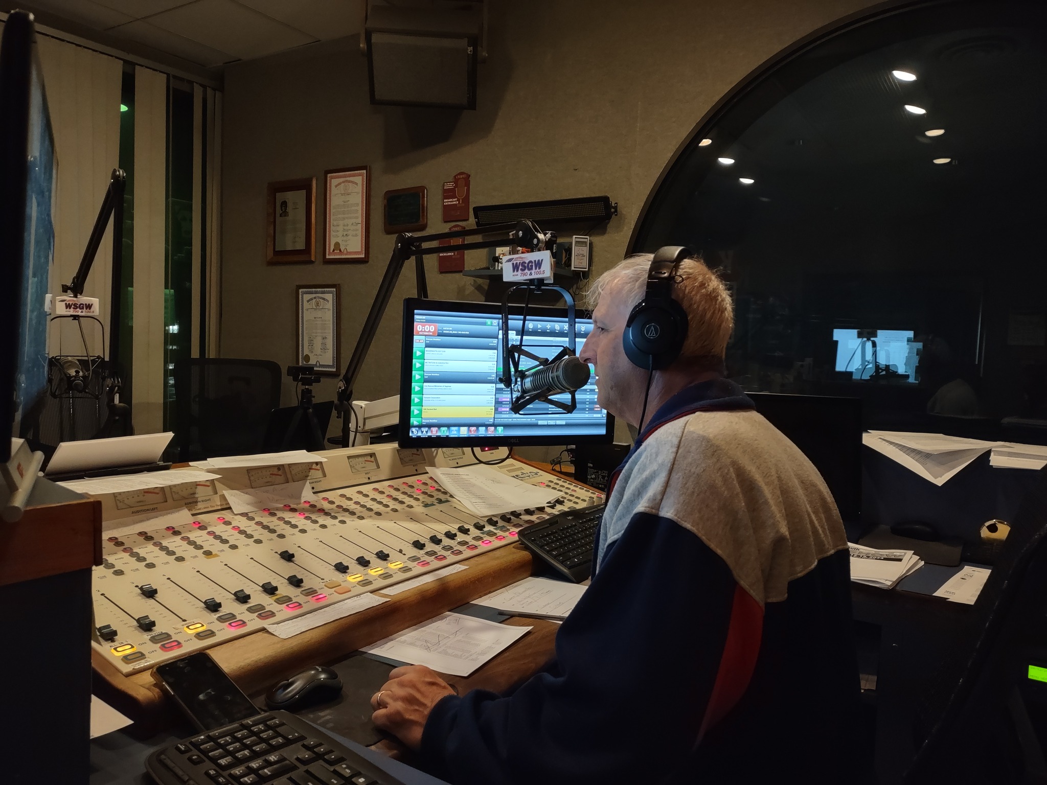 WSGW - Congratulations to Charlie Rood! Today marks his...