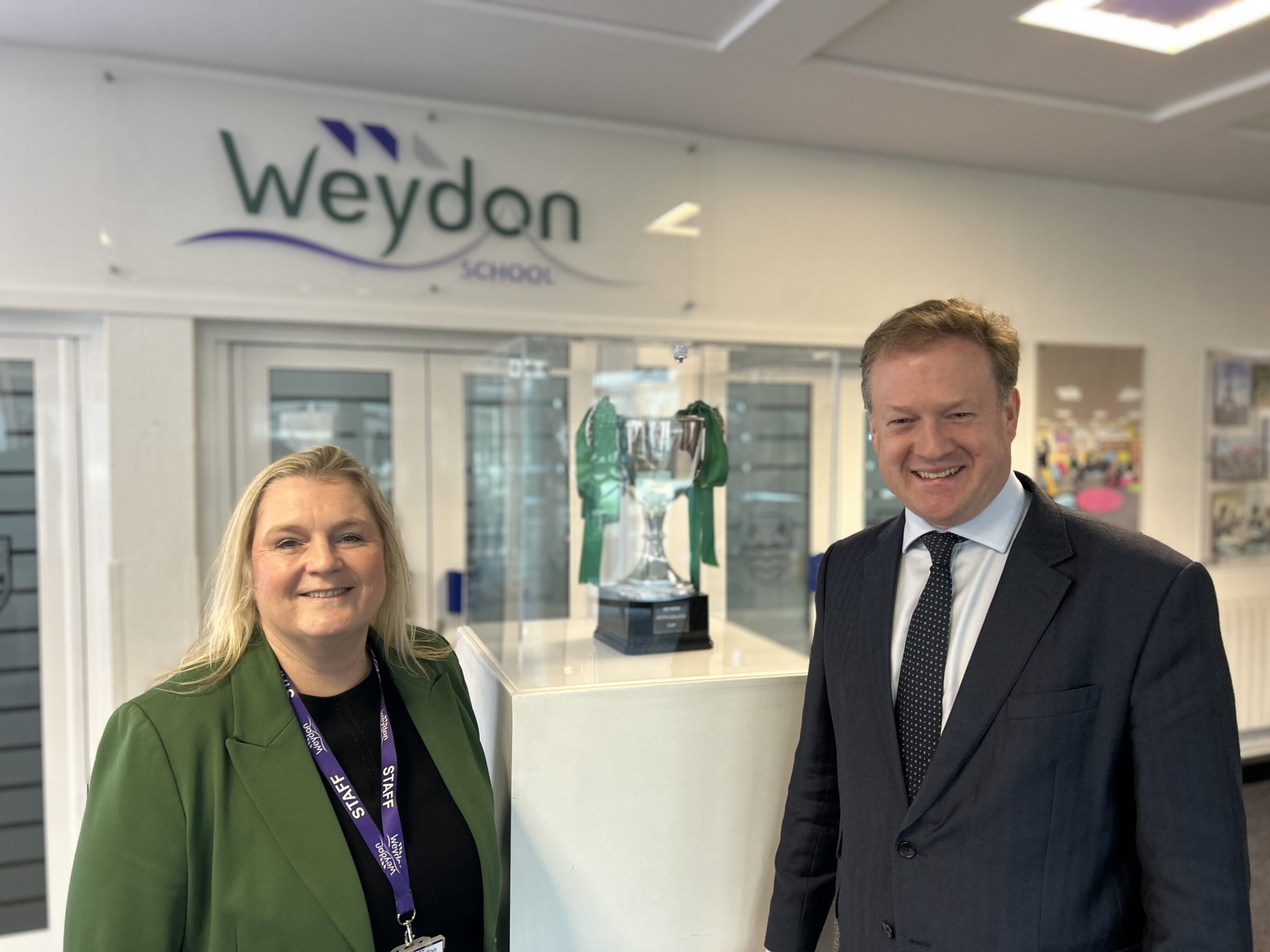 Weydon School - Thank you to Gregory Stafford MP for... | Facebook