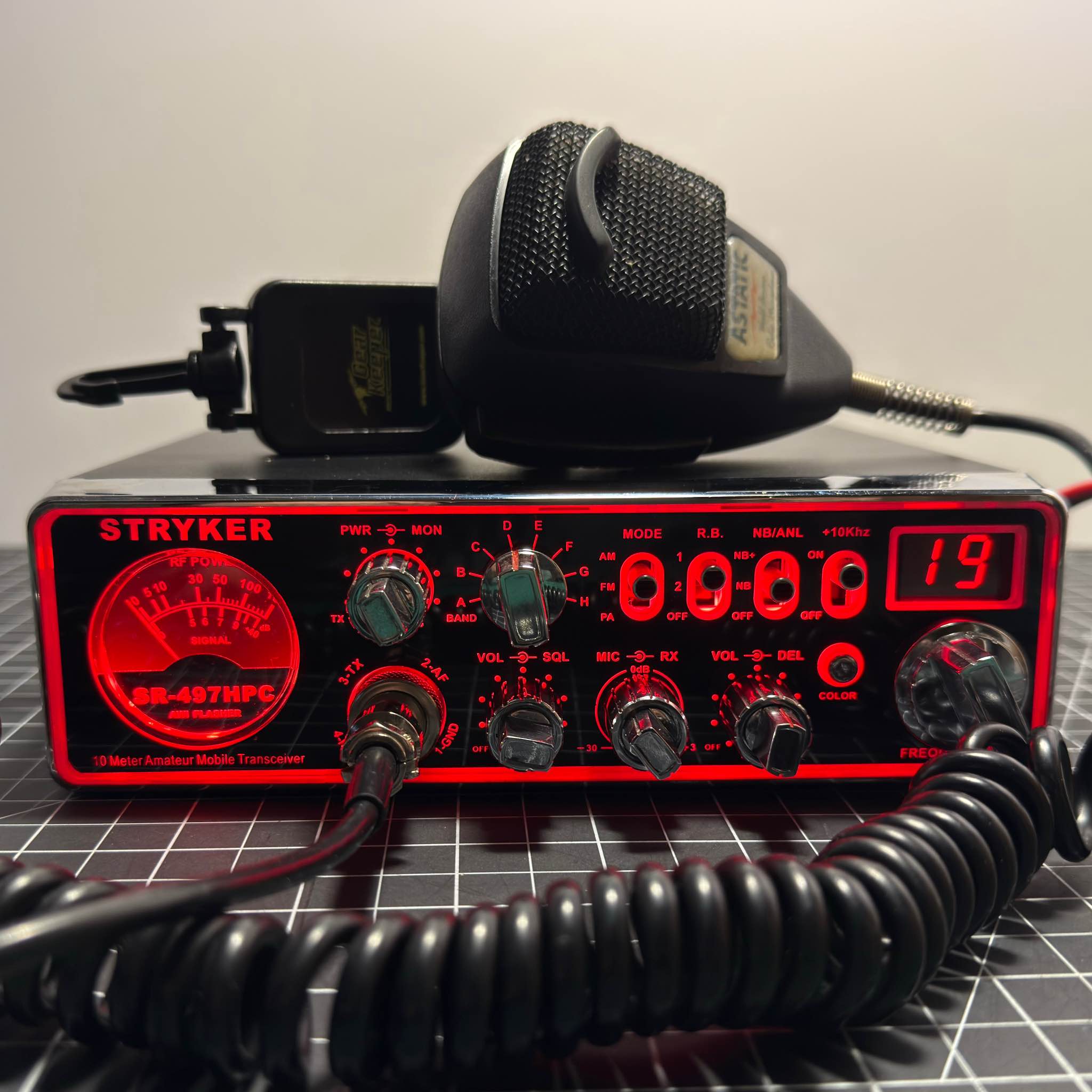Stryker SR-497HPC 11m CB Radio w/ Astatic 636L Mic - Pro Audio ...