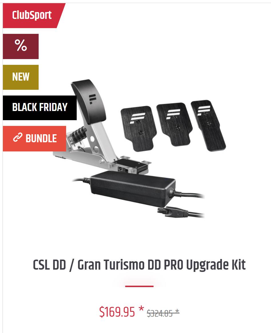 Did Fanatec CSL DD come with 5nm power pack and 8nm boost kit?
