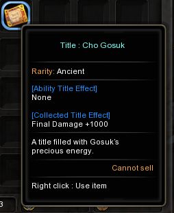 Dragon Nest SEA BLACK MARKET | S>Cho Gosuk. 3.5m | Facebook