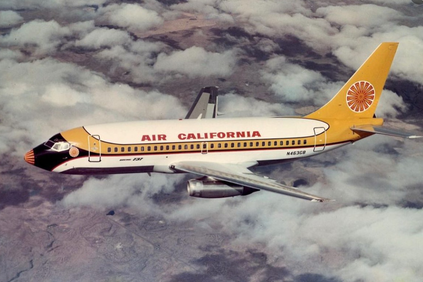 Aircal heritage livery plane spotted at CLT Airport