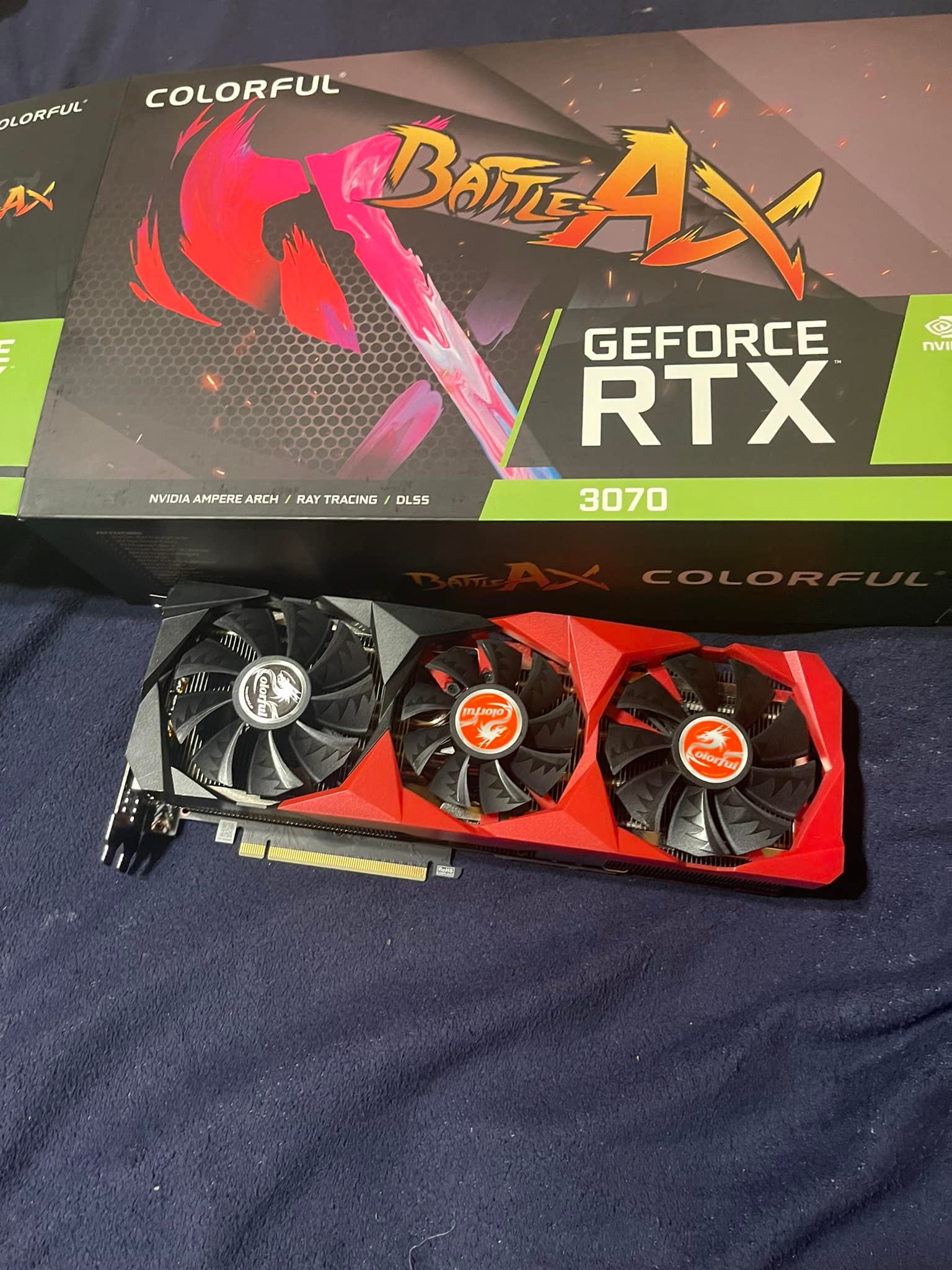 Colorful Geforce Rtx 3070 Colorful Battle Axe Colorful GeForce RTX 