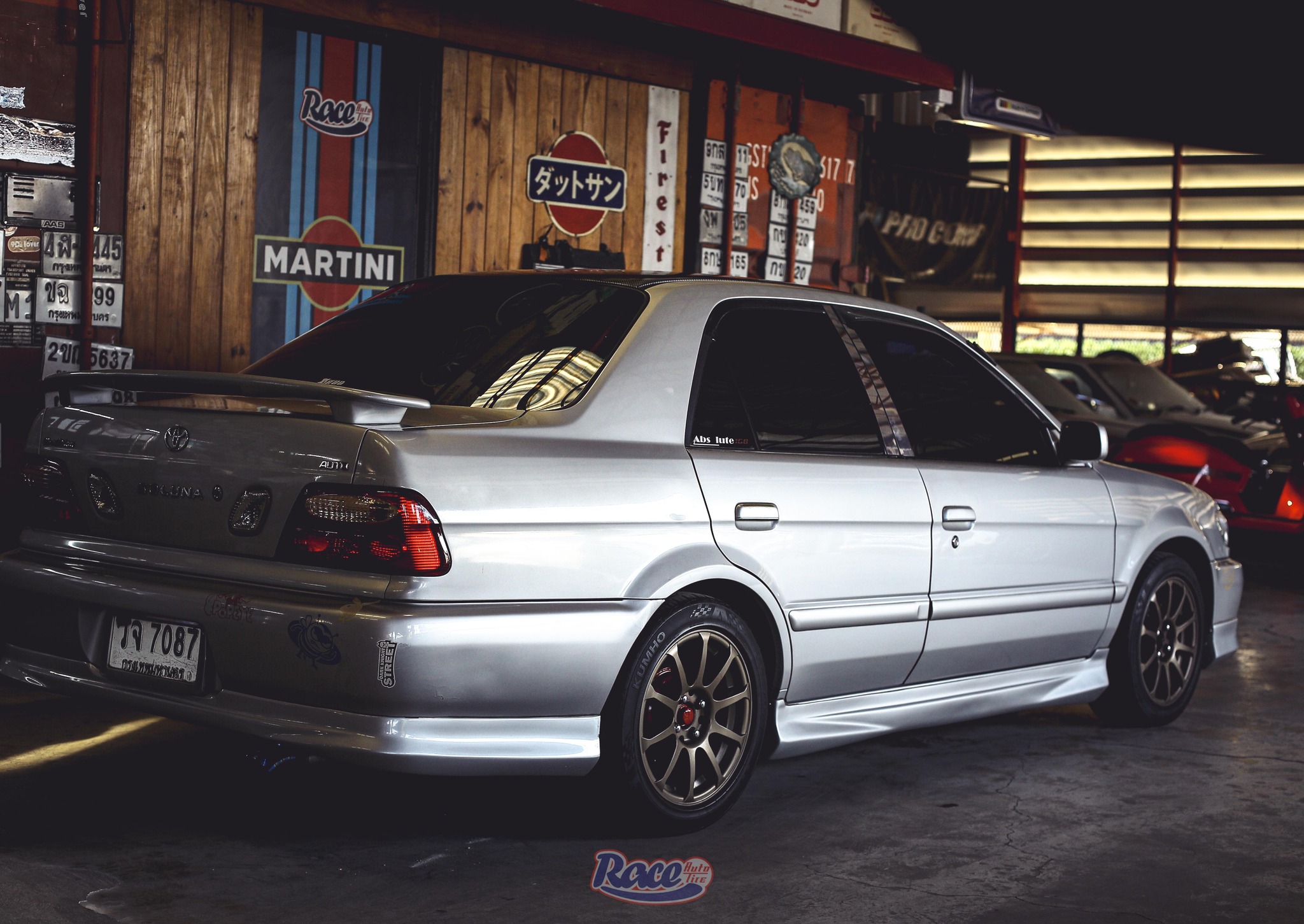 TOYOTA SOLUNA + โหลดสปริงเดิม สูตร Race Auto Tire นุ่มหนึบ StreerUsed ...