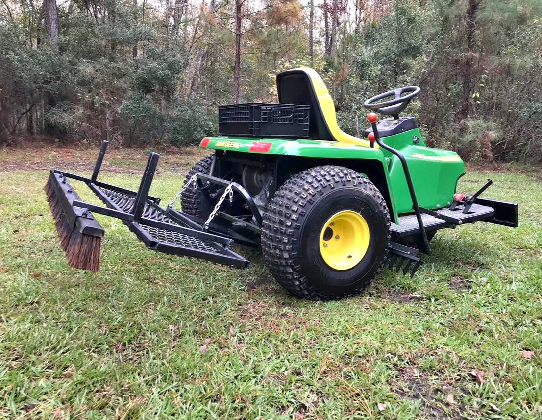 John Deere 1200a infield groomer bunker rake drag - Lawn Mowers ...
