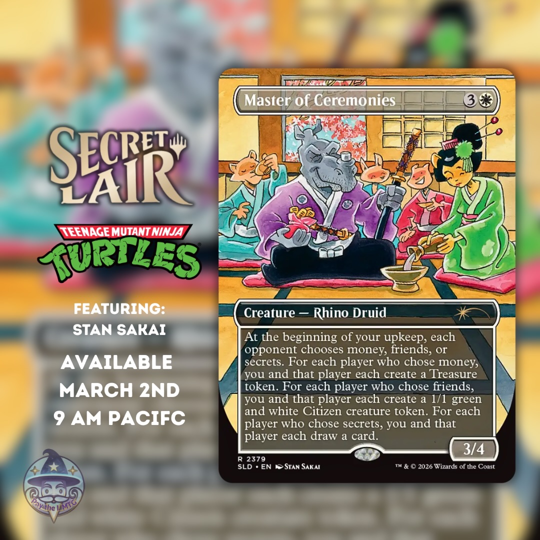 Some incredible TMNT Secret Lairs featuring artists Stan Sakai and