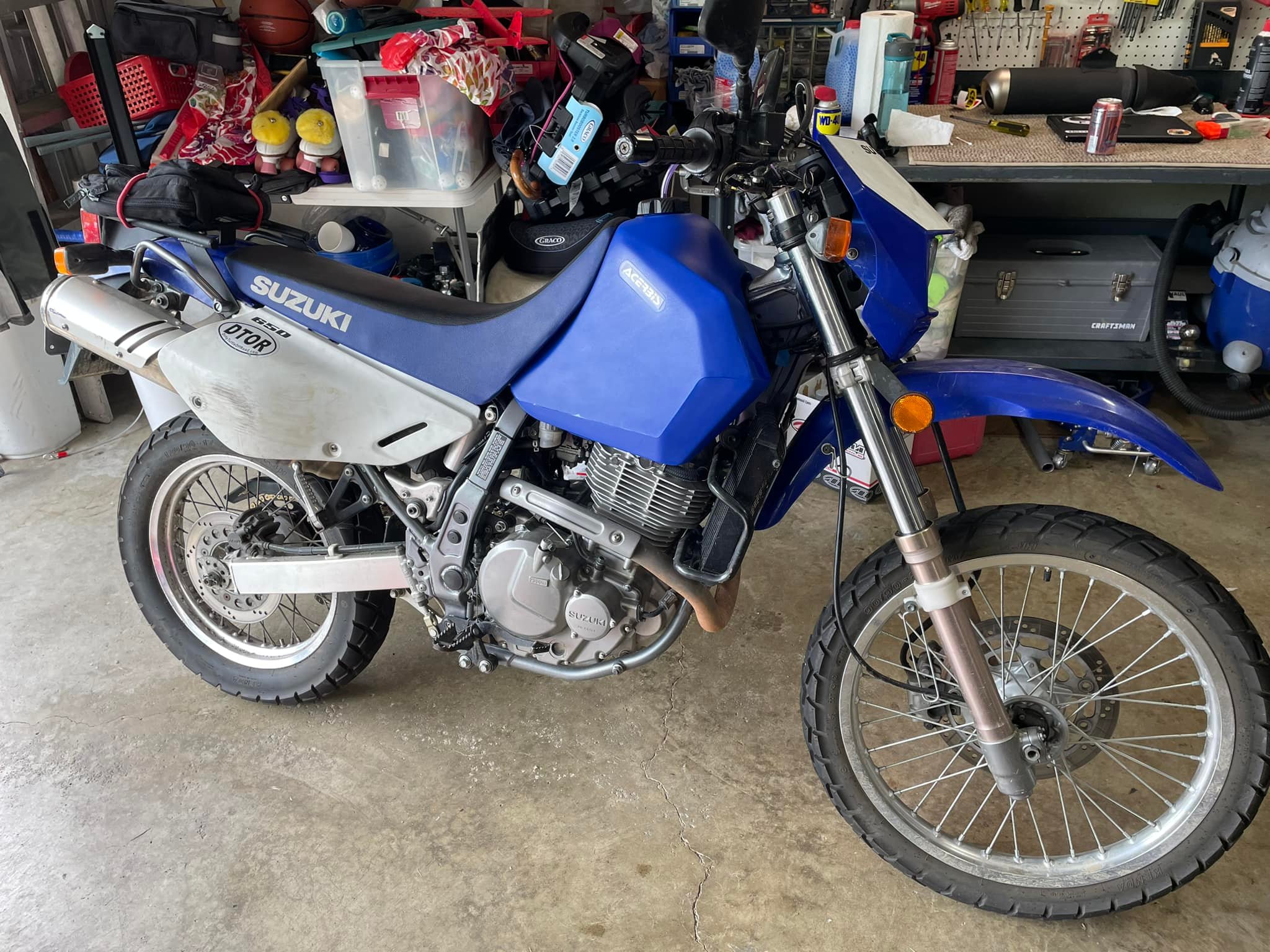 Acerbis Suzuki DR650 Fuel Tank Acerbis 5.3 Gallon Fuel Tank For 