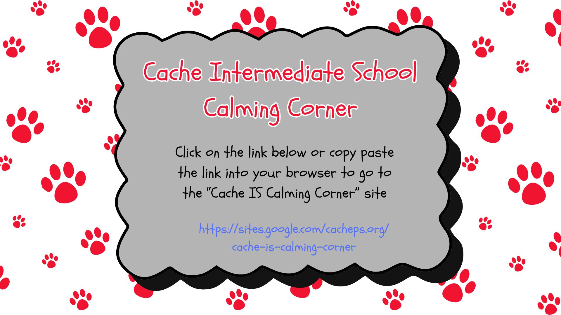 Check out our Cache IS Calming... - Cache Intermediate School | Facebook