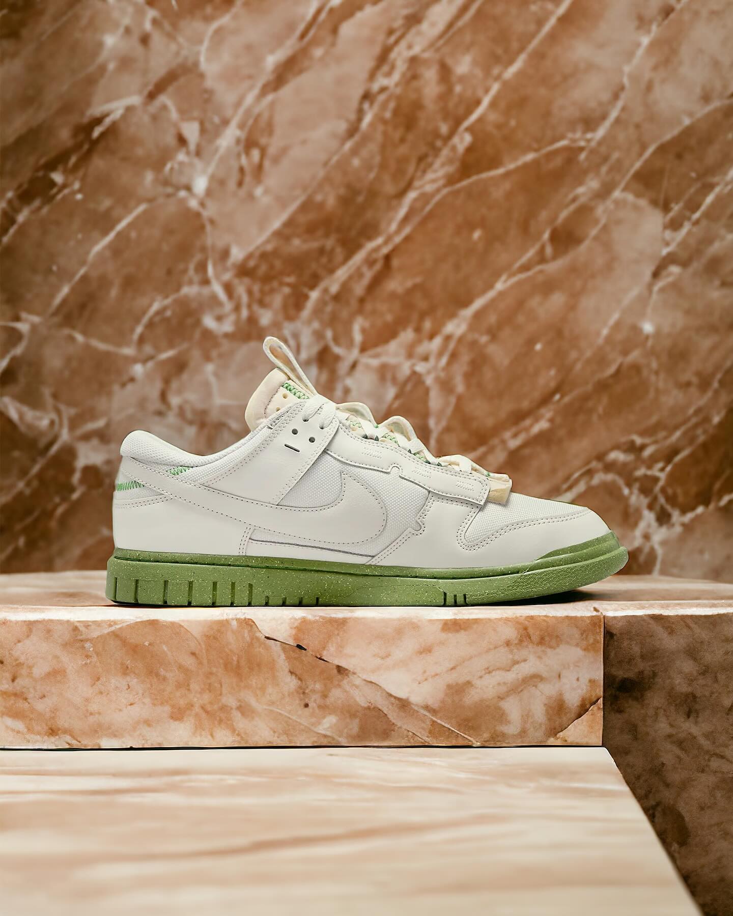 1985 - The Nike Air Dunk Low Jumbo in “Phantom / Chlorophyll” is 