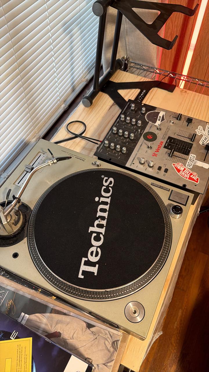 Brand new Technics SL-1200MK5 turntables and Vestax PMC-05ProIII