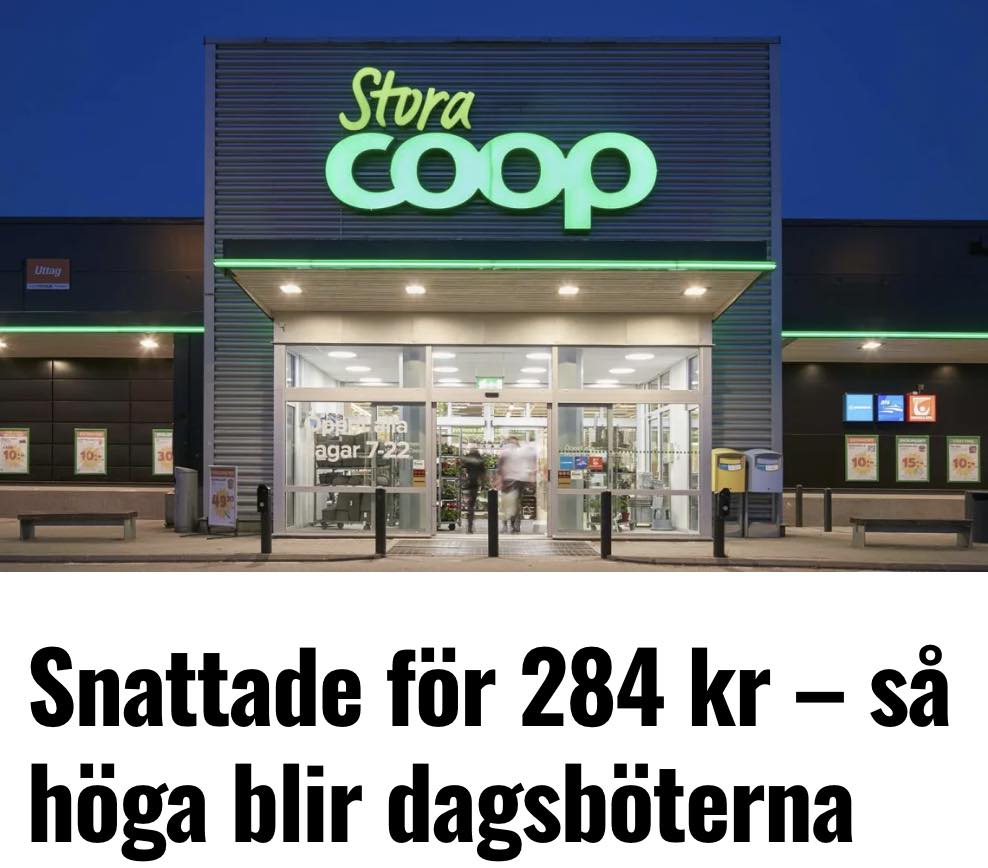 Nu.se - Så höga kan böterna bli - för ett snatteri. | Facebook