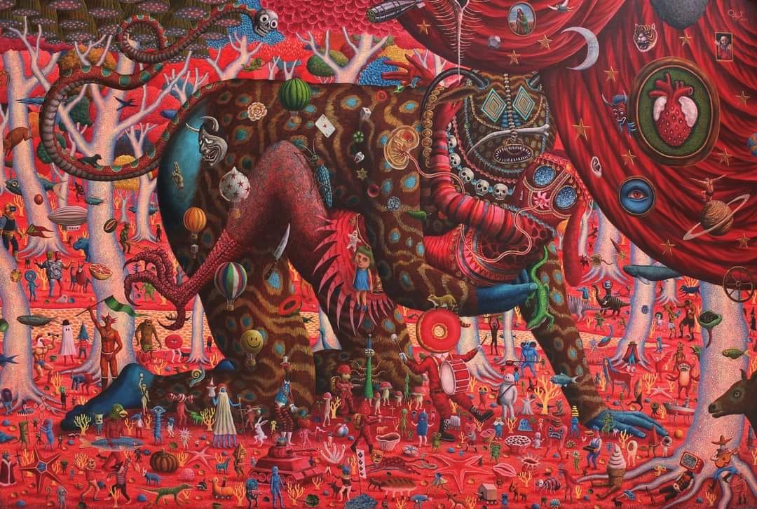 Samurai Tree, Invariant Red #3