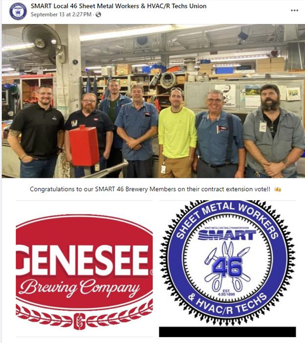 SMART Local 46 Sheet Metal Workers & HVAC/R Techs Union | Rochester NY