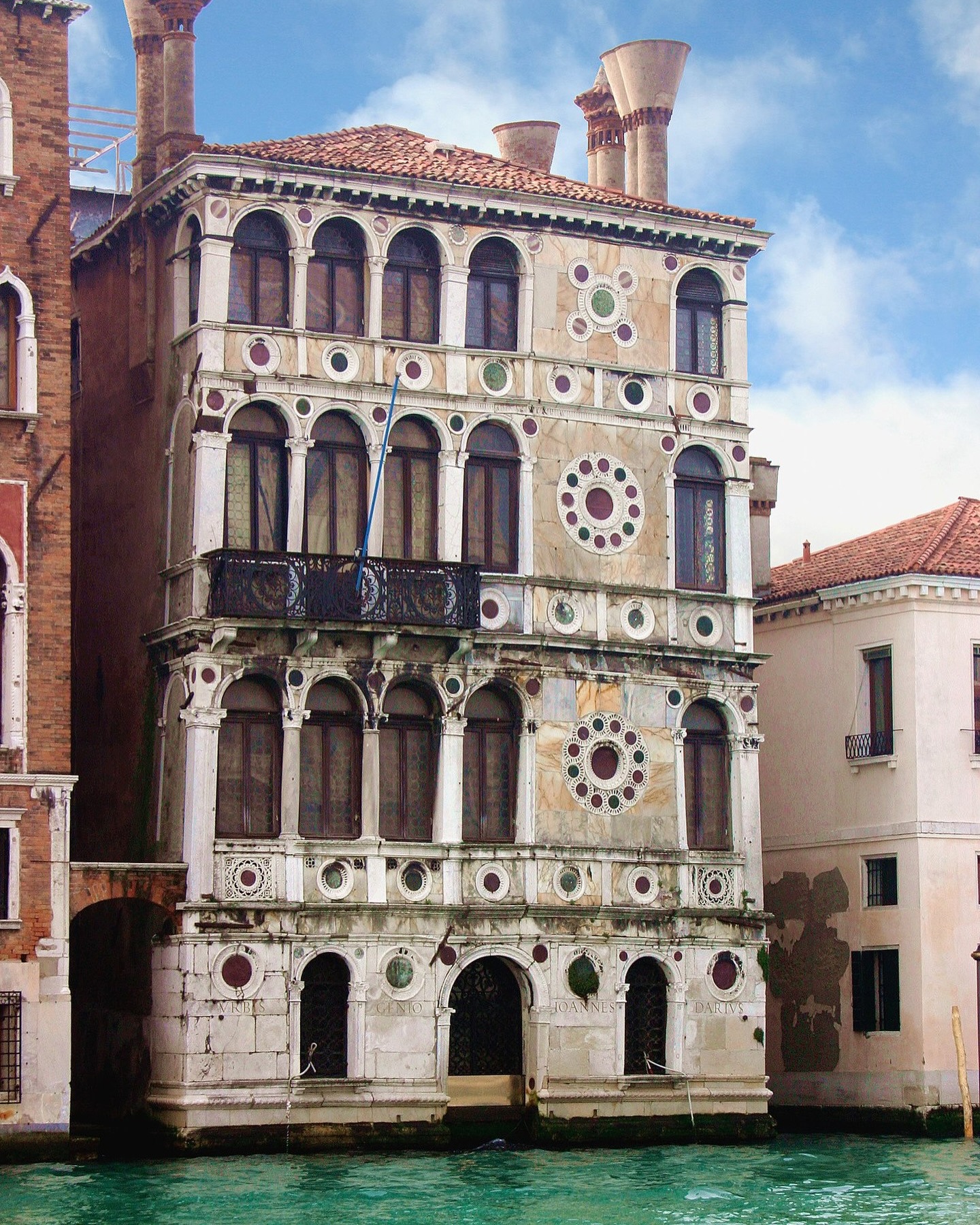 Architecture - Palazzo Dario, Venice. Built 1487–1489 on the Grand ...