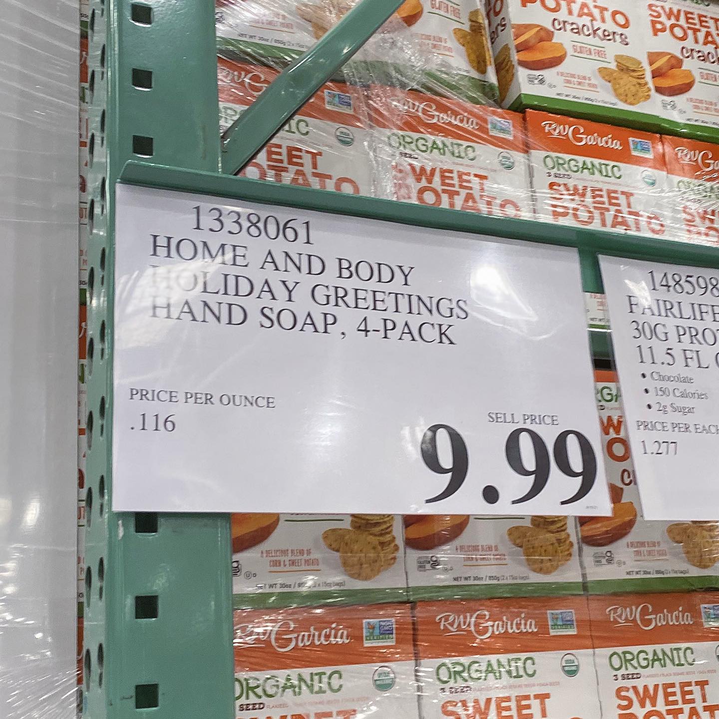 Costco Buys This 4pack holiday greetings hand soap...