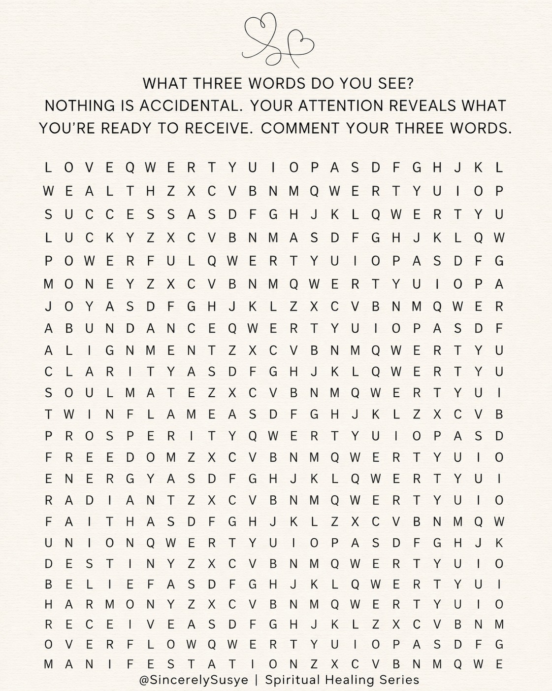 High vibration only. What you see is already in motion. Comment