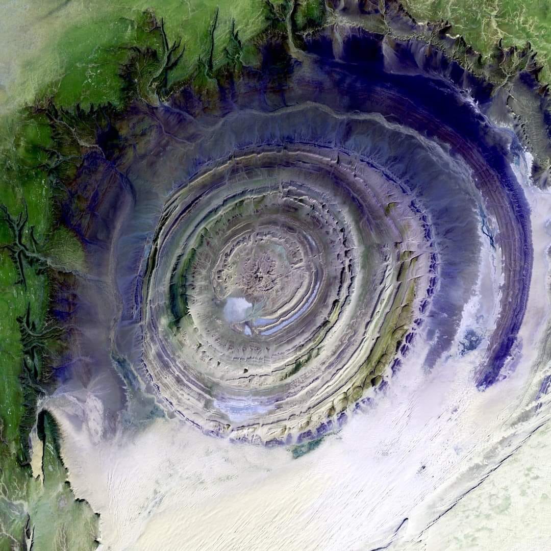 Protect - L'œil du Sahara : il est situé sur le plateau de l'Adrar, une ...
