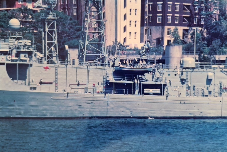 HMAS Adelaide FFG 01, circa late 80