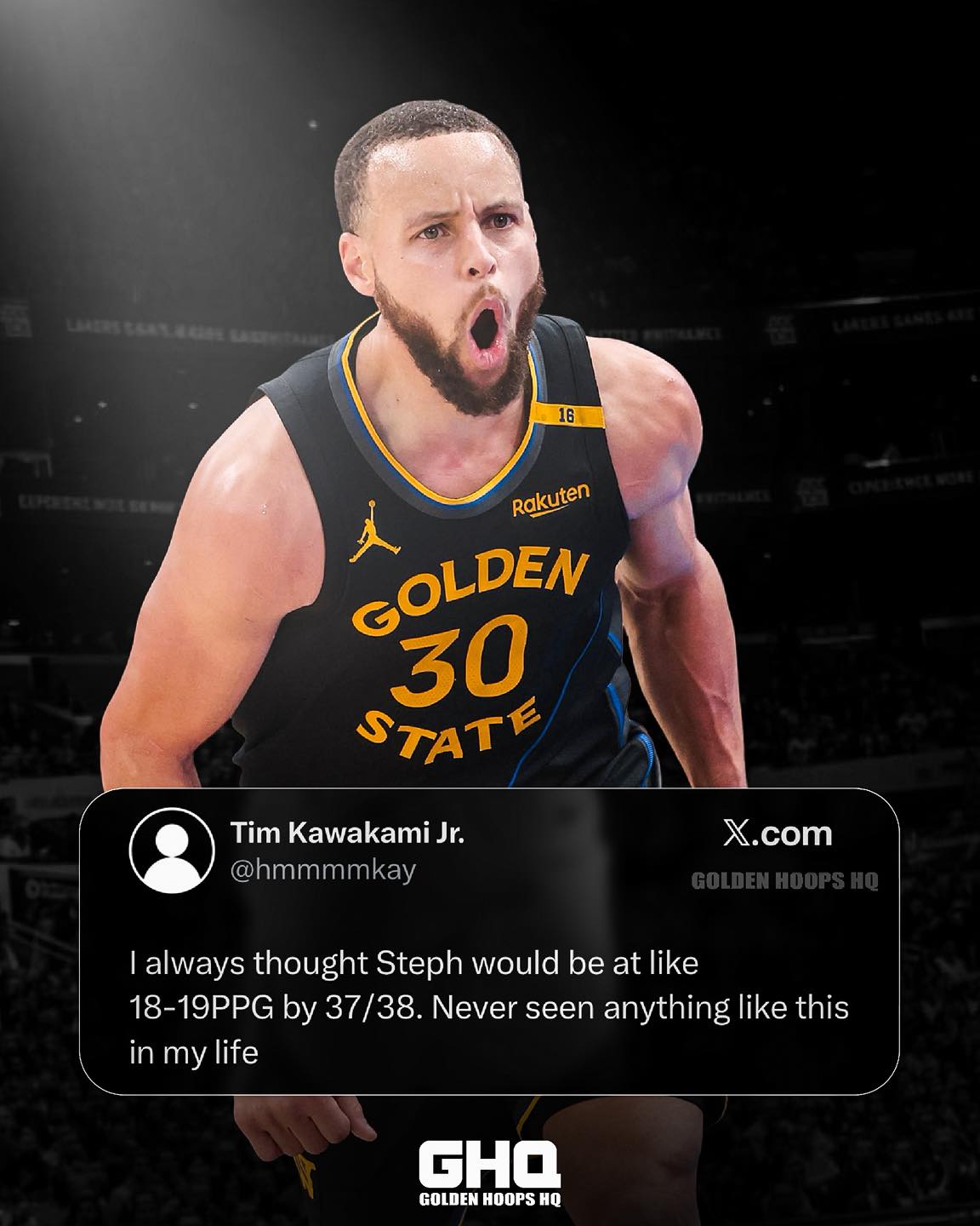 Golden - Stephen Curry ignored the script. 😳 | Facebook