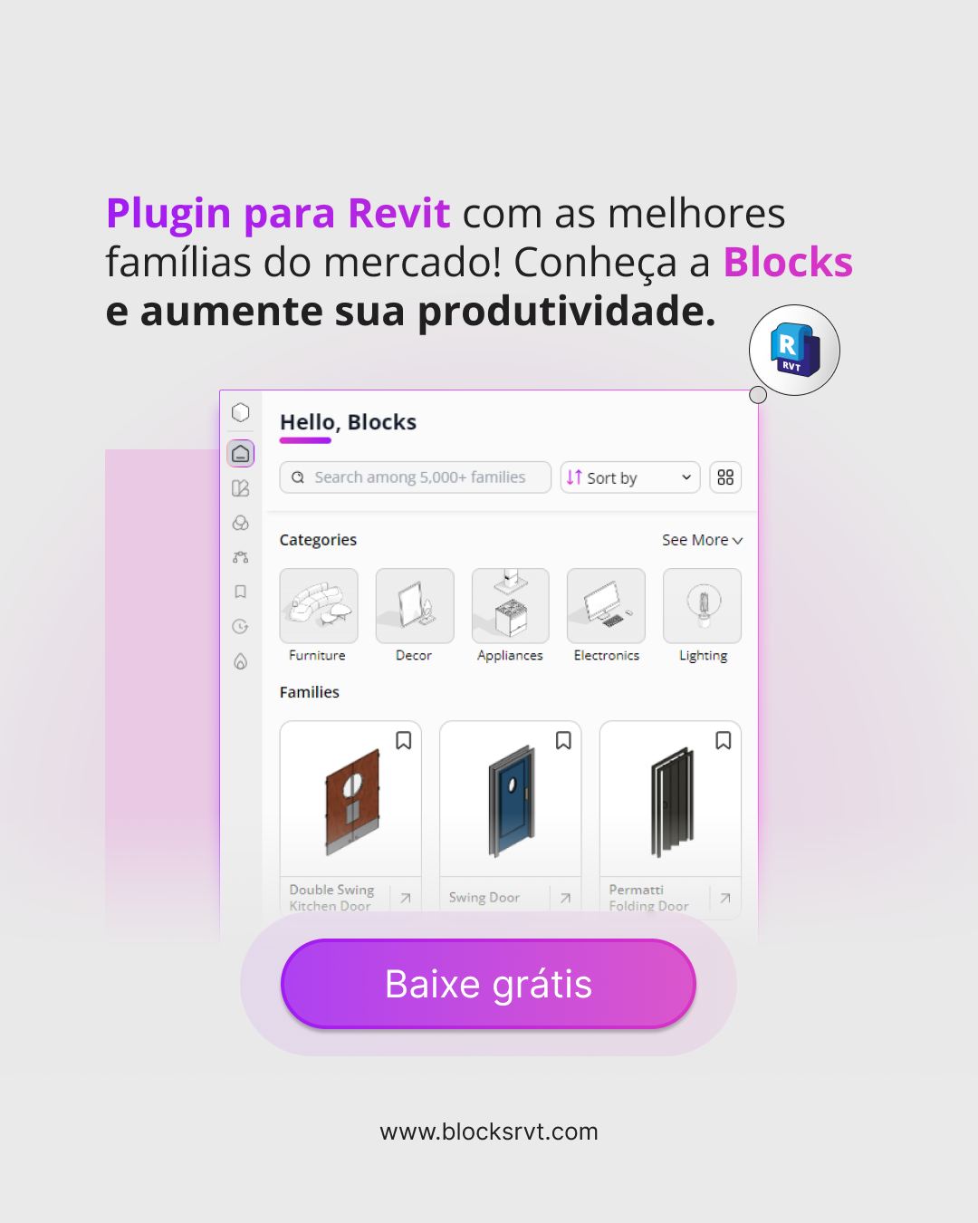 Blocks Revit - 🚀 Em busca das melhores famílias para seus...