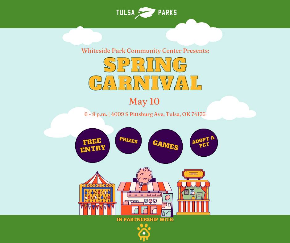 Tulsa Parks - 🎪Step right up to our Spring Carnival, where... | Facebook