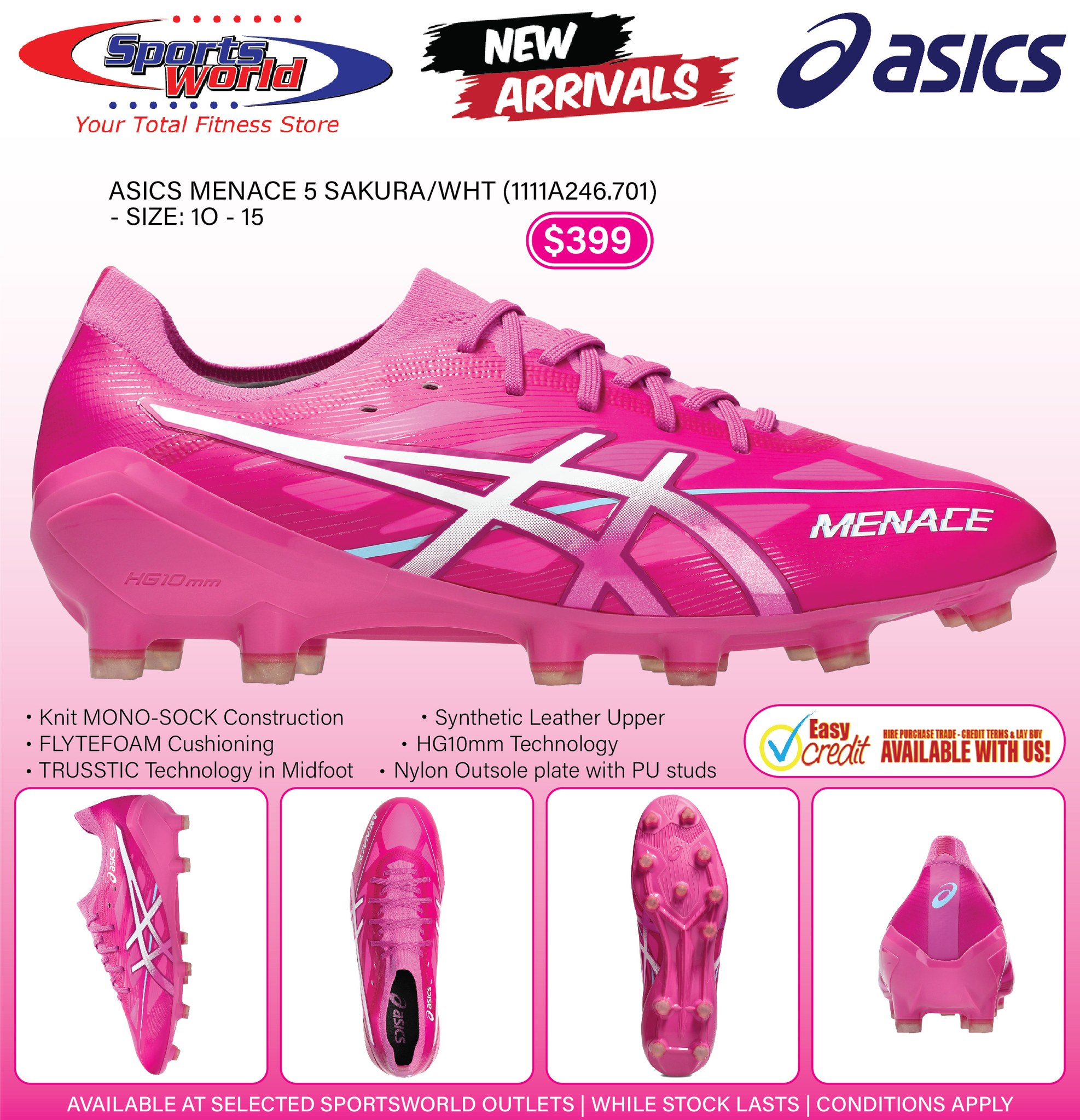 ⚡Fresh drop just landed⚡ Step up your game with the ASICS Menace 