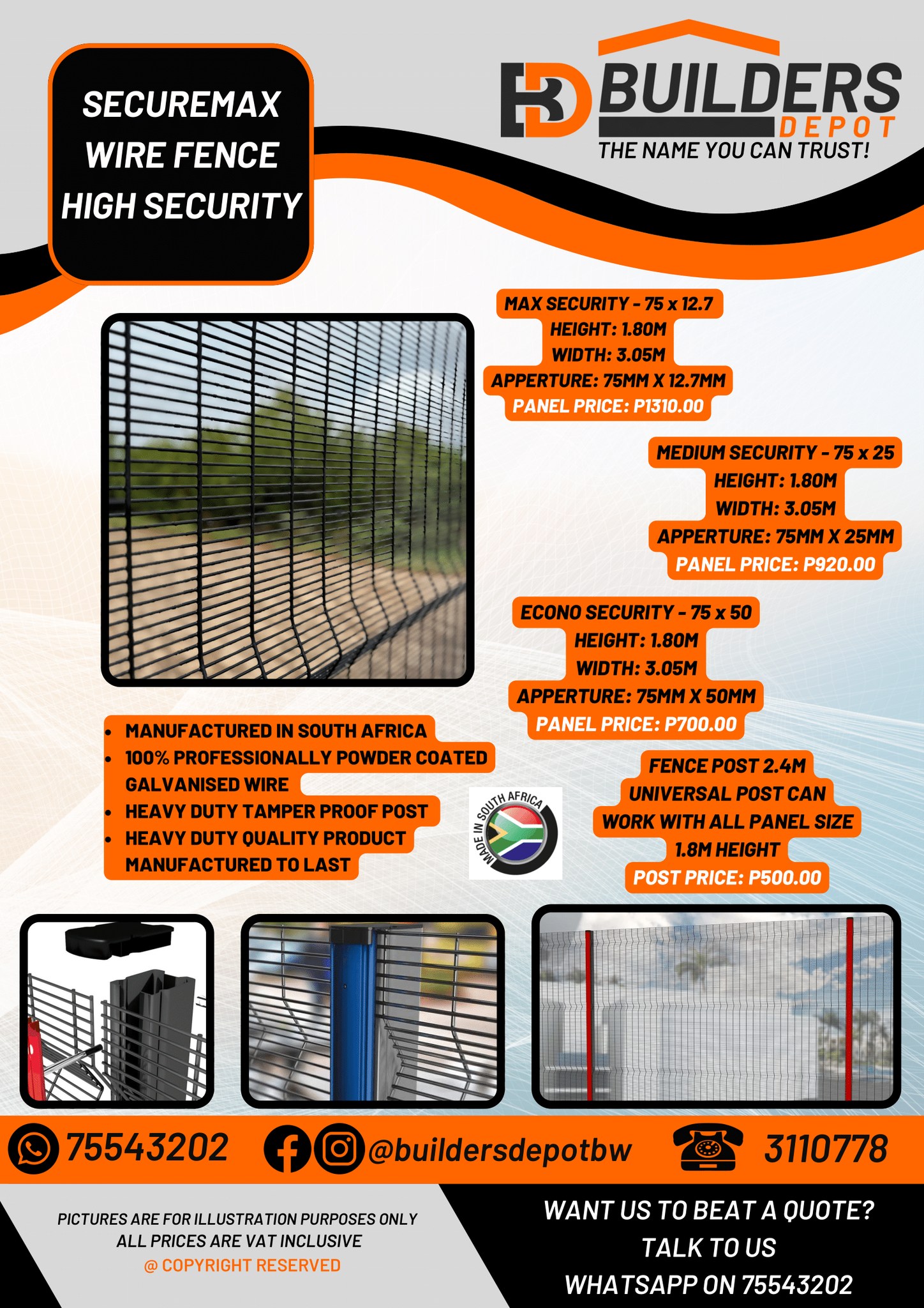 Builders - FENCE IN STYLE AND STILL HAVE PEACE OF MIND FOR YOUR ...
