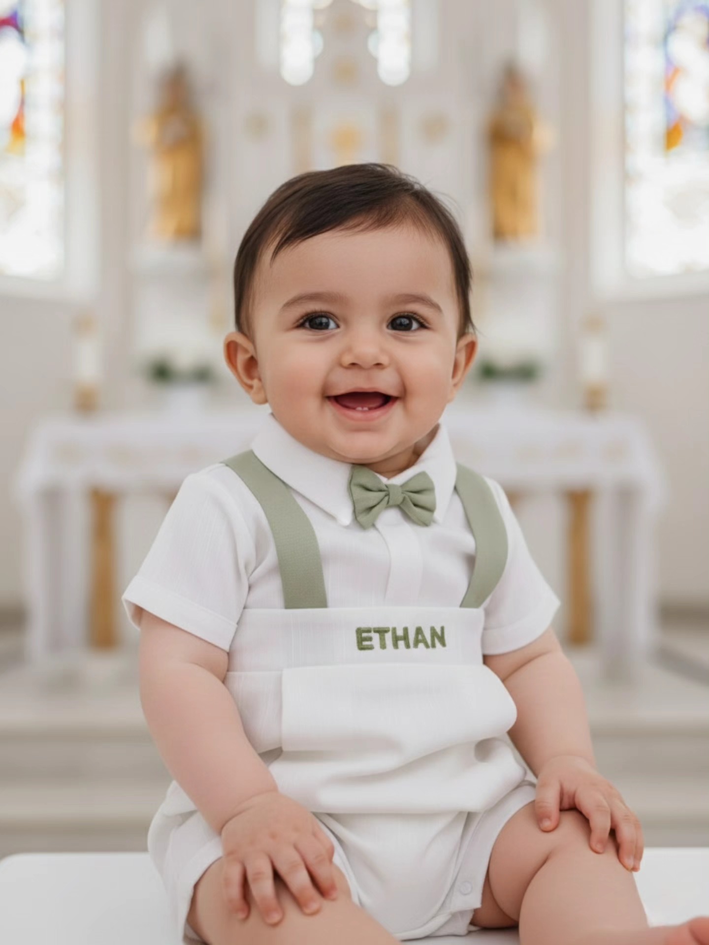 Baby Boy Baptism Dress 🤍