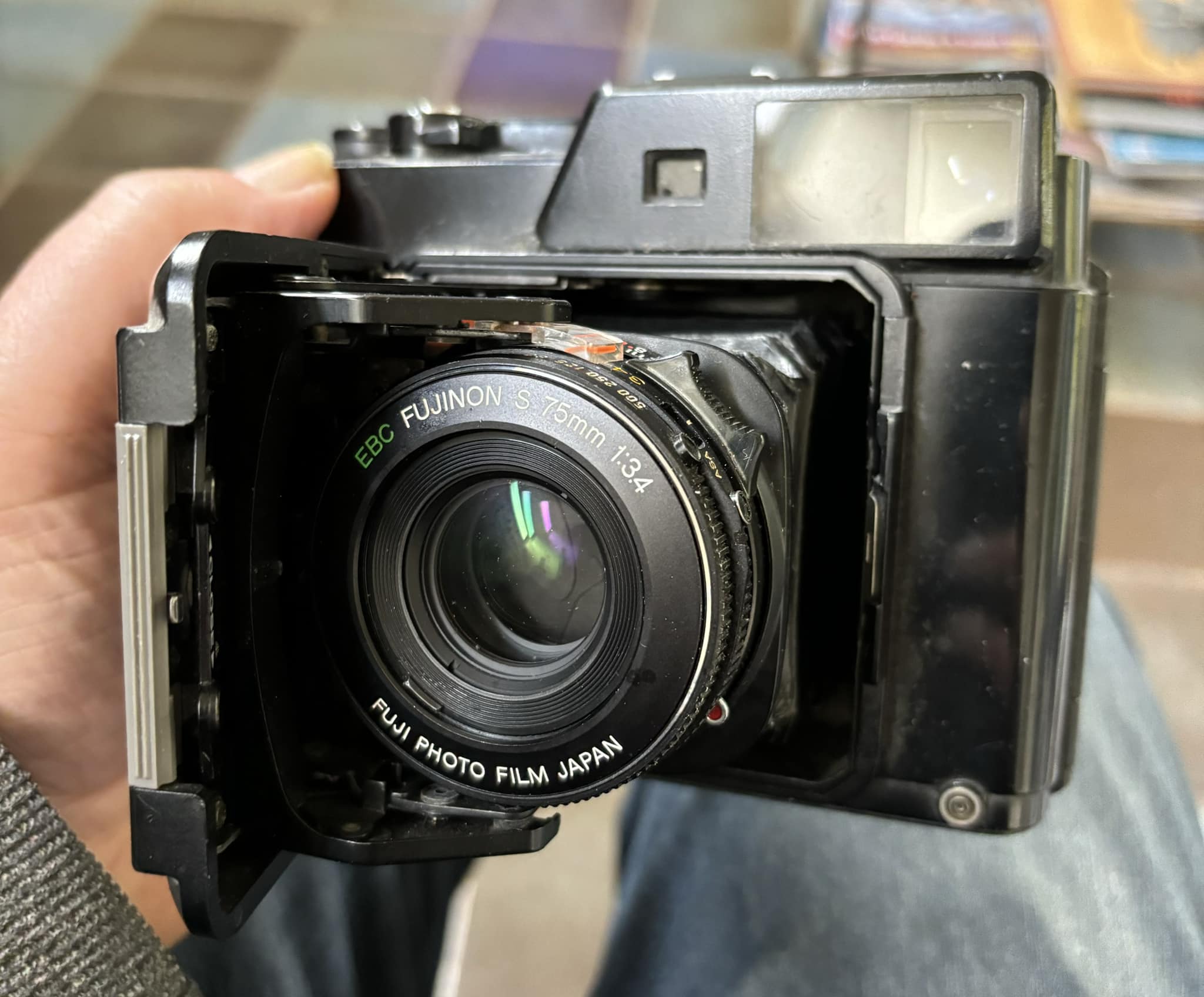 Fuji GA645 Professional c.1995, Super-EBC Fujinon 1:4 f = 60 mm
