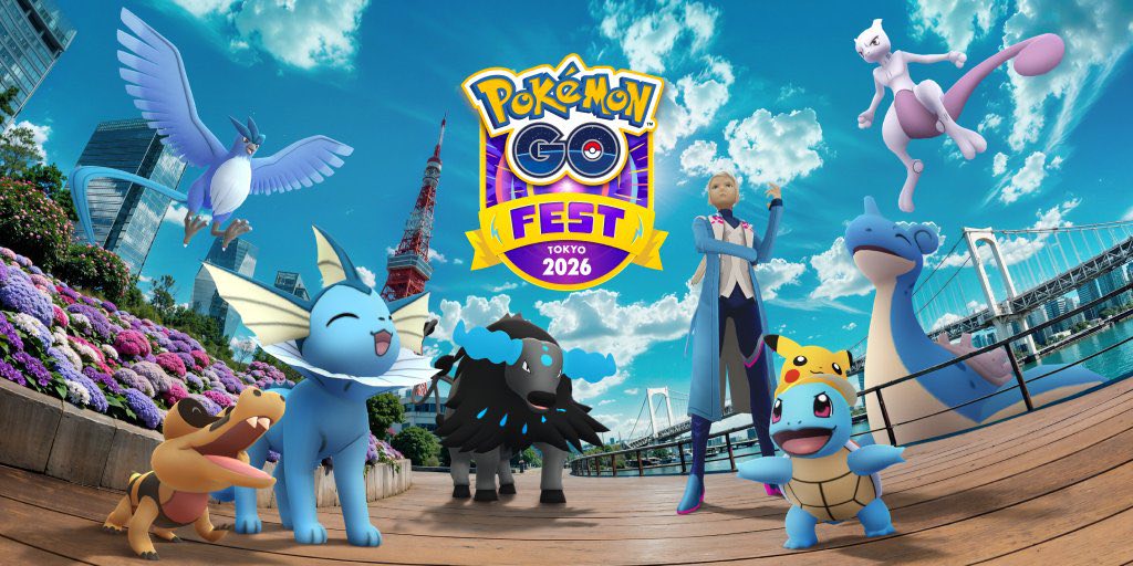 Pokemon Go Fest 2026 art banner unveiled with Mewtwo's return