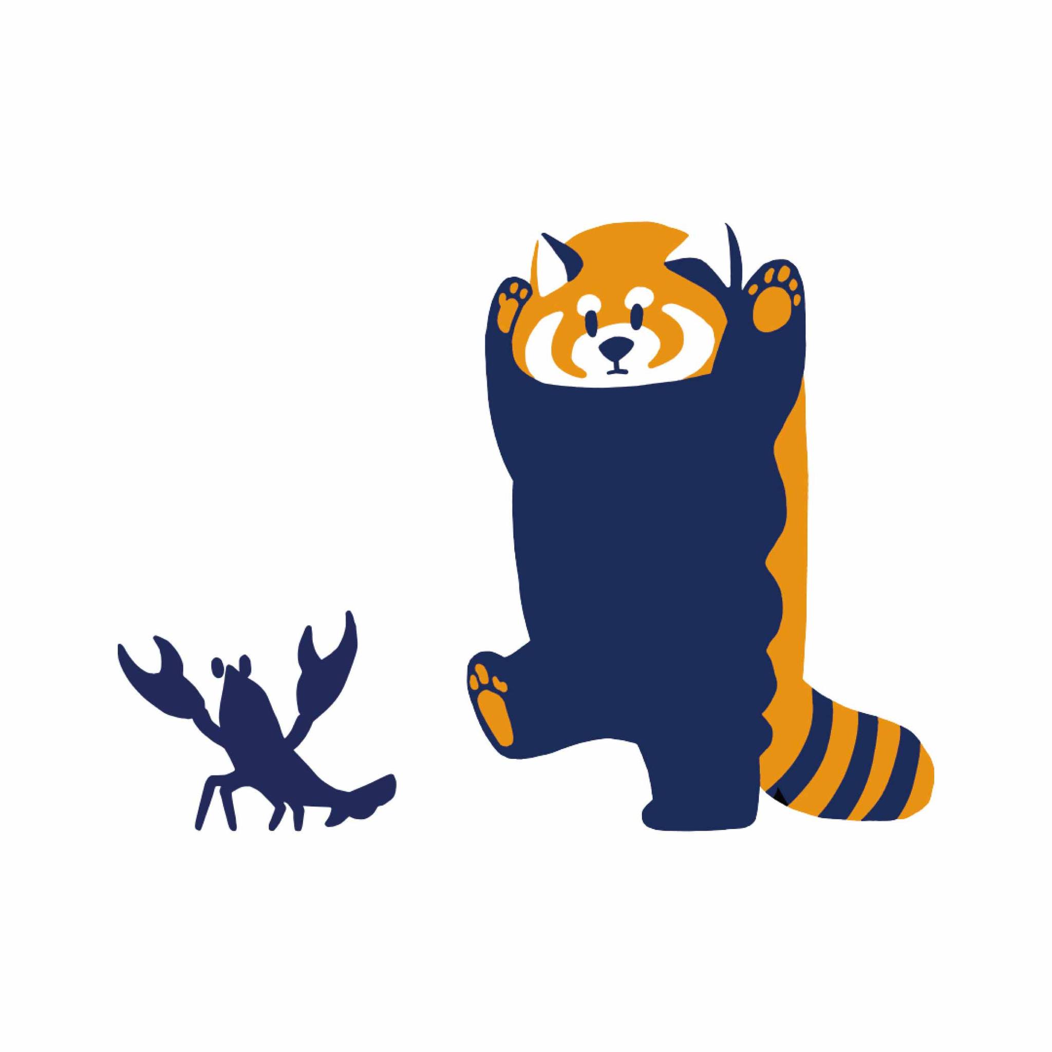 イカク🐻/ 威嚇ポーズがかわいらしくなってしまうことで有名な
